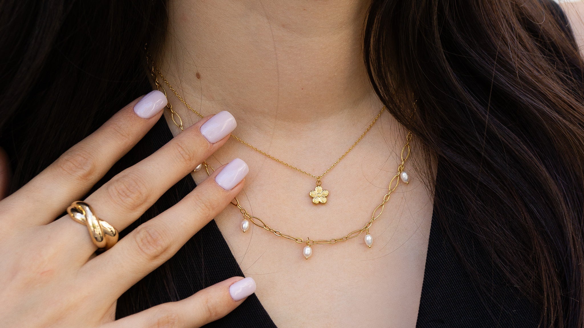 Colliers maille fine