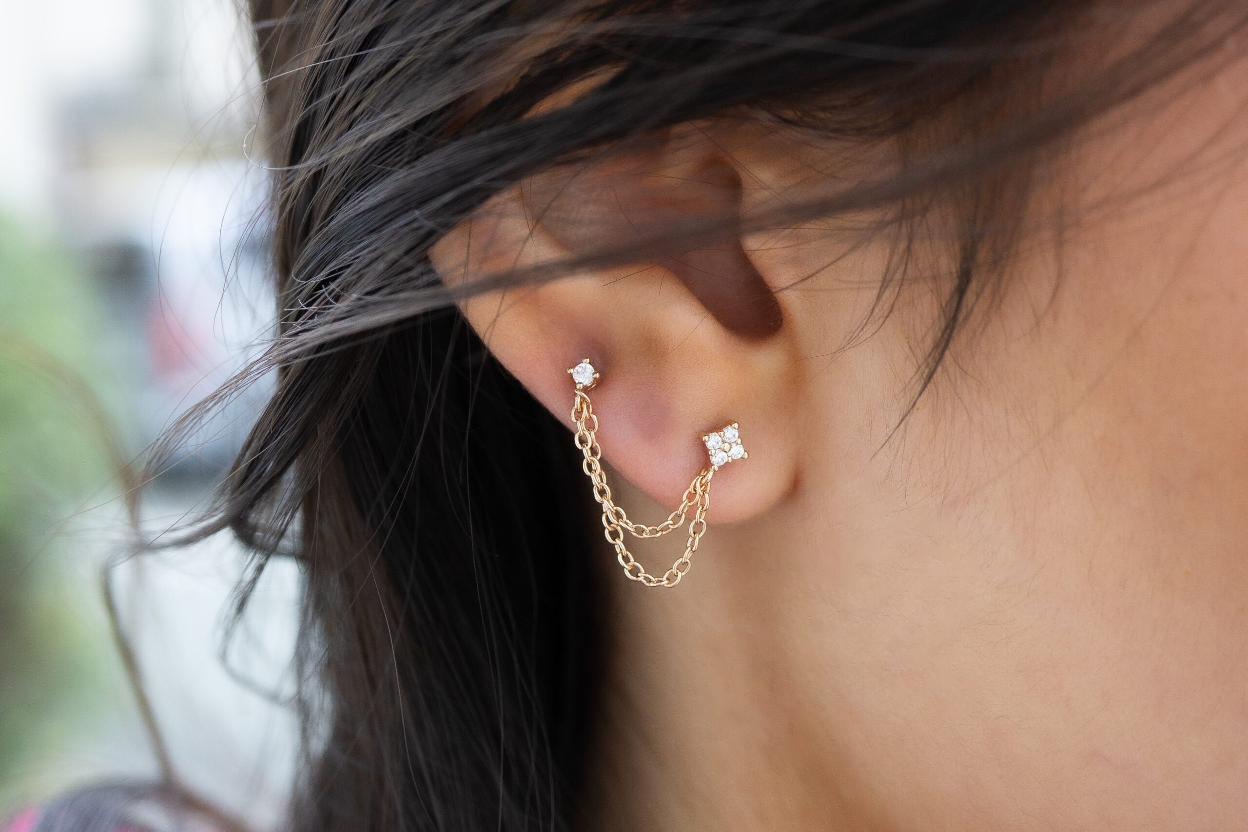 Mono boucles chaînette