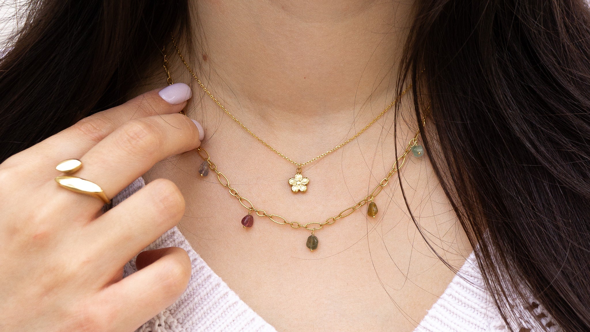 Colliers pierres naturelles