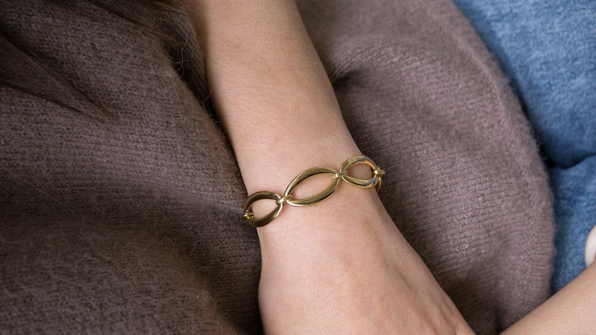 Bracelets maille épaisse