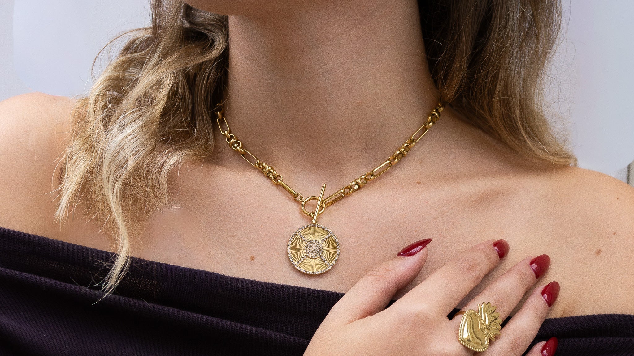 Colliers maille épaisse