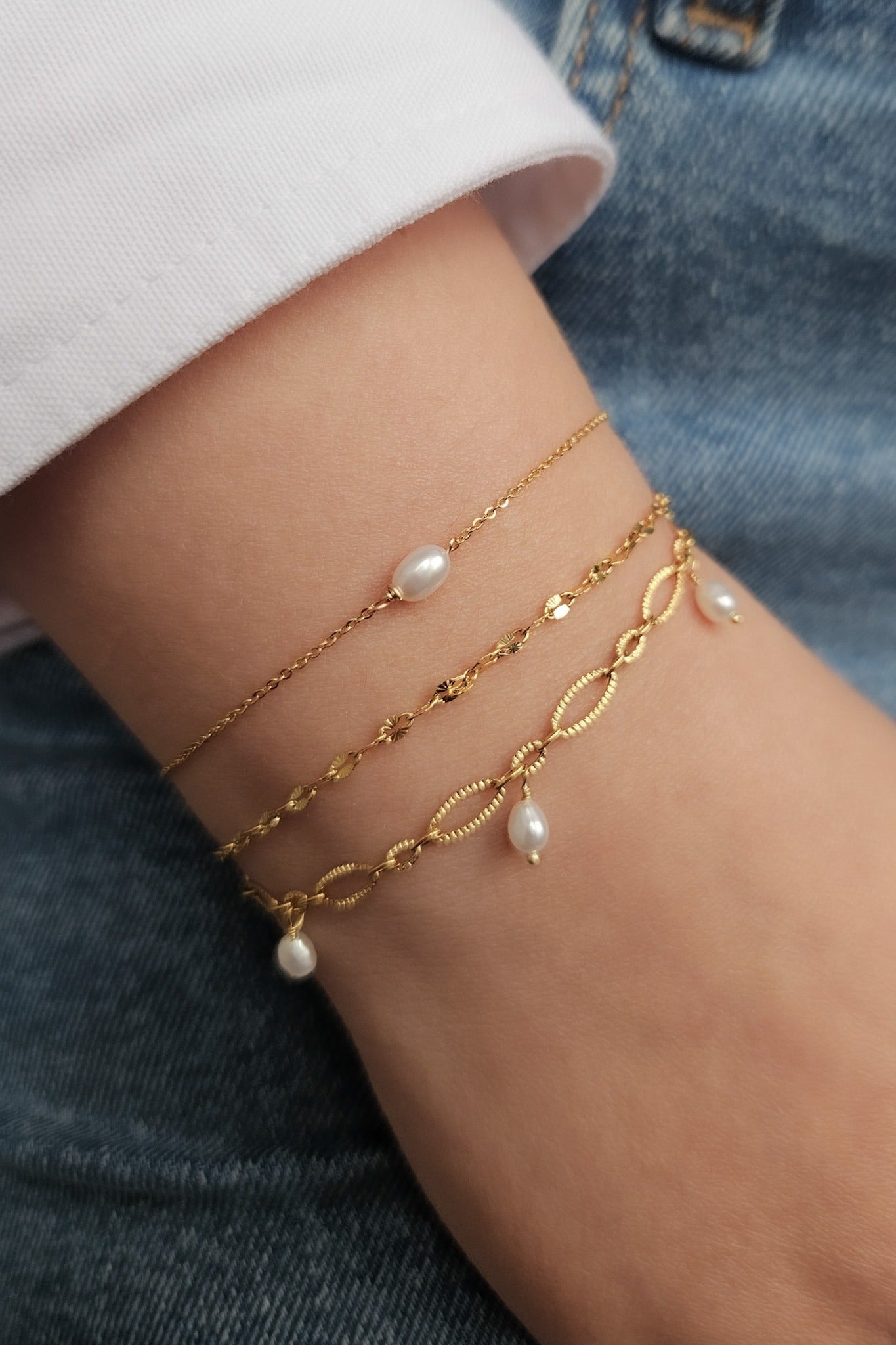 bracelet-doré-acier-inoxydable