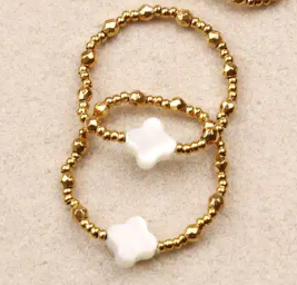 Bague Miyuki "Trèfle"