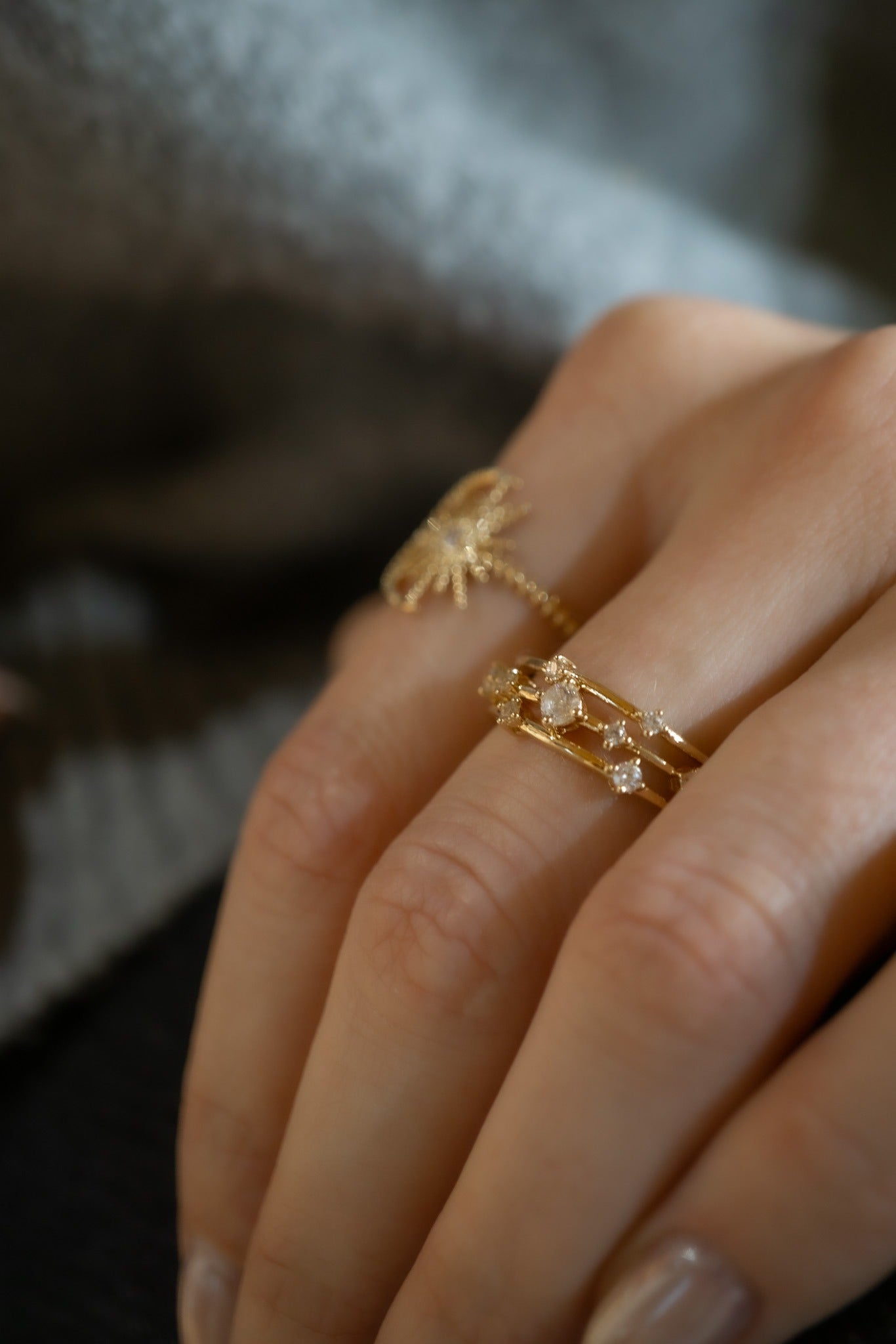 bague-ciel-etoile-plaque-or