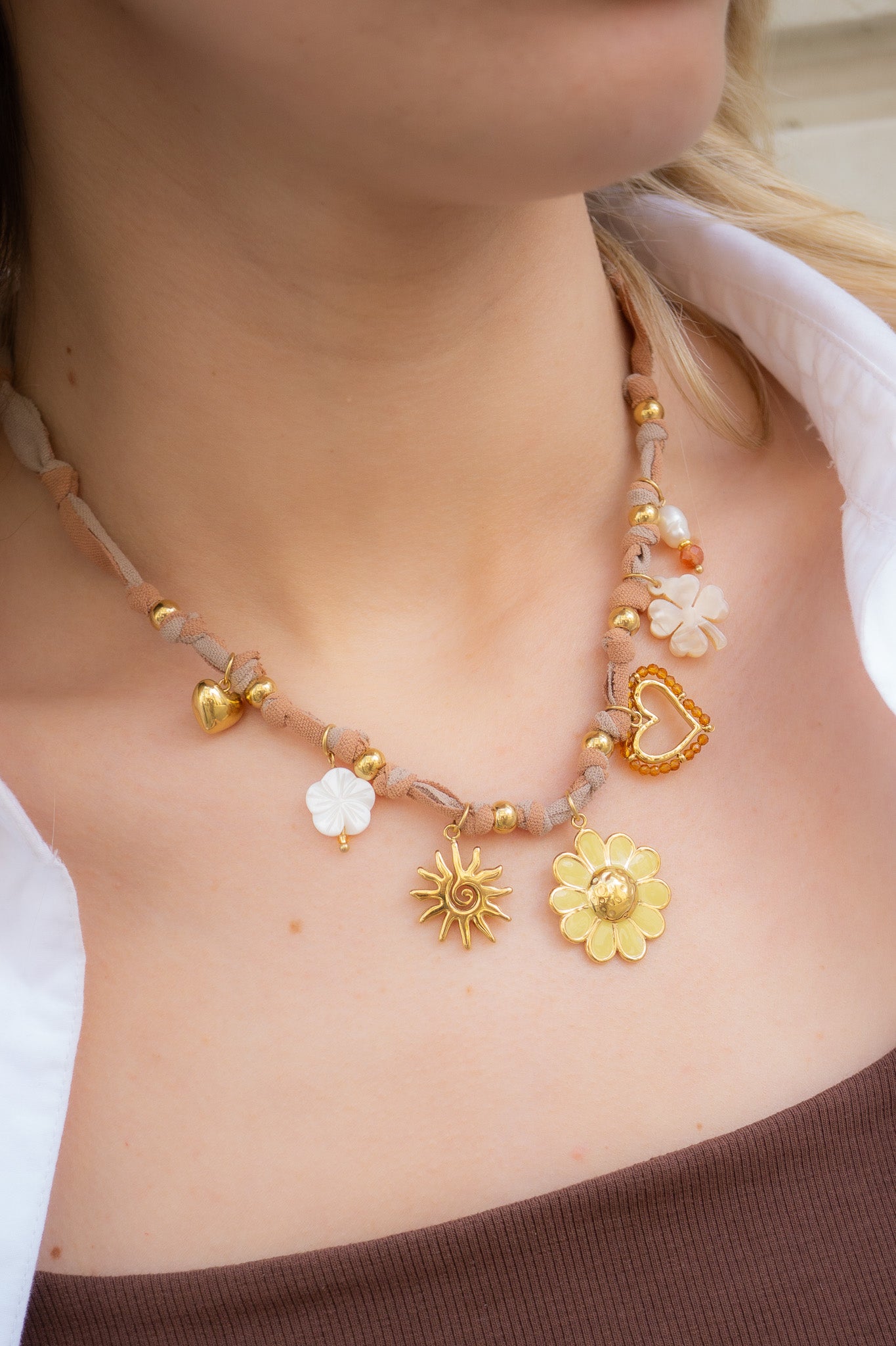 collier-spring-marron-acier-inoxydable