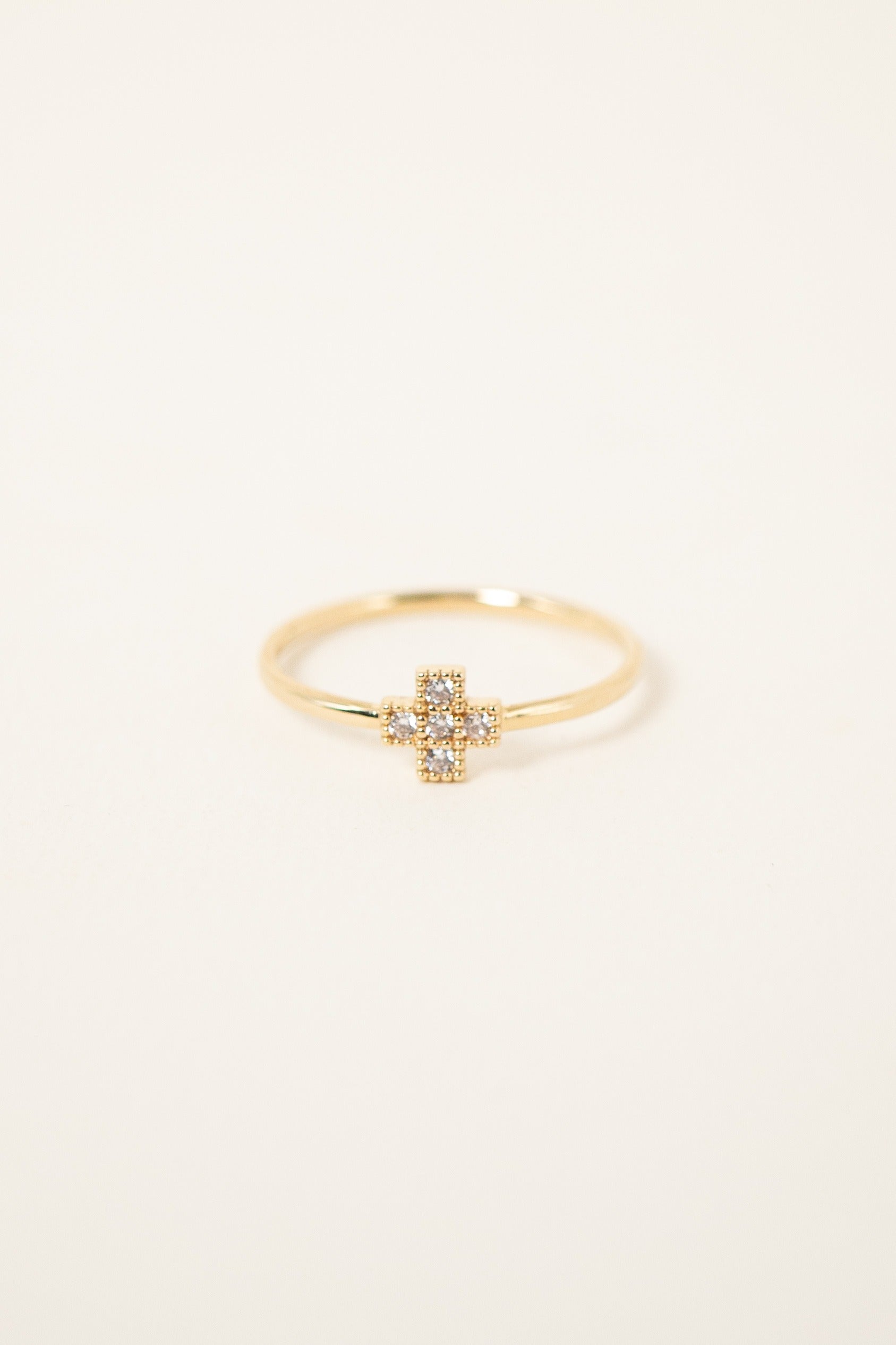 Bague Faith - Plaqué or