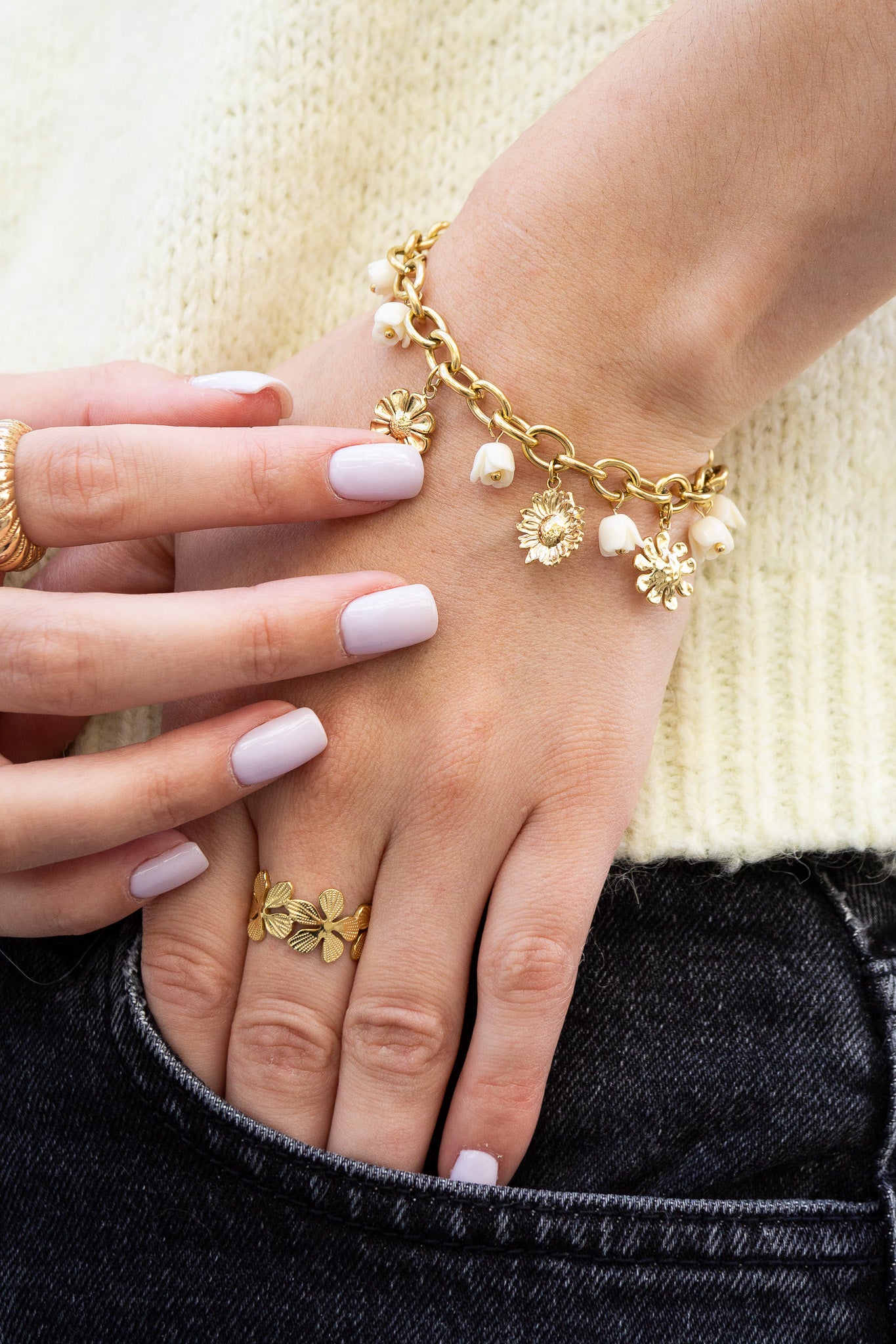 bracelet-tulipe-blanc-acier-inoxydable