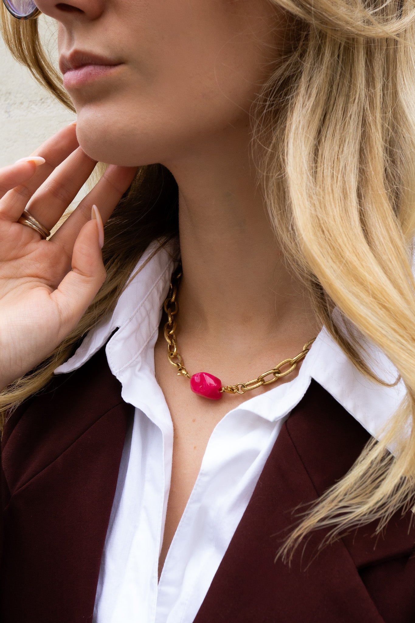 pierre-eclat-rose-fushia-irreguliere