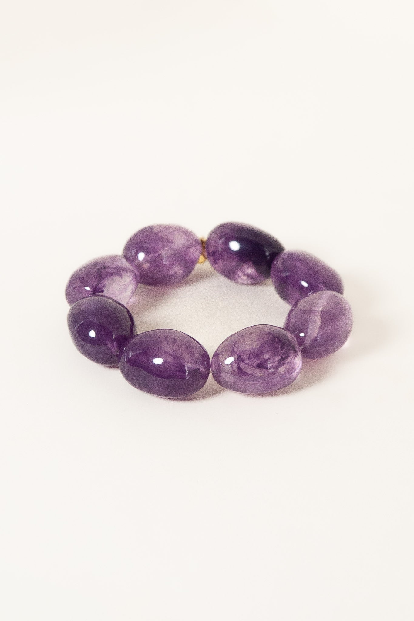 bracelet-bubble-violet-oval-resine