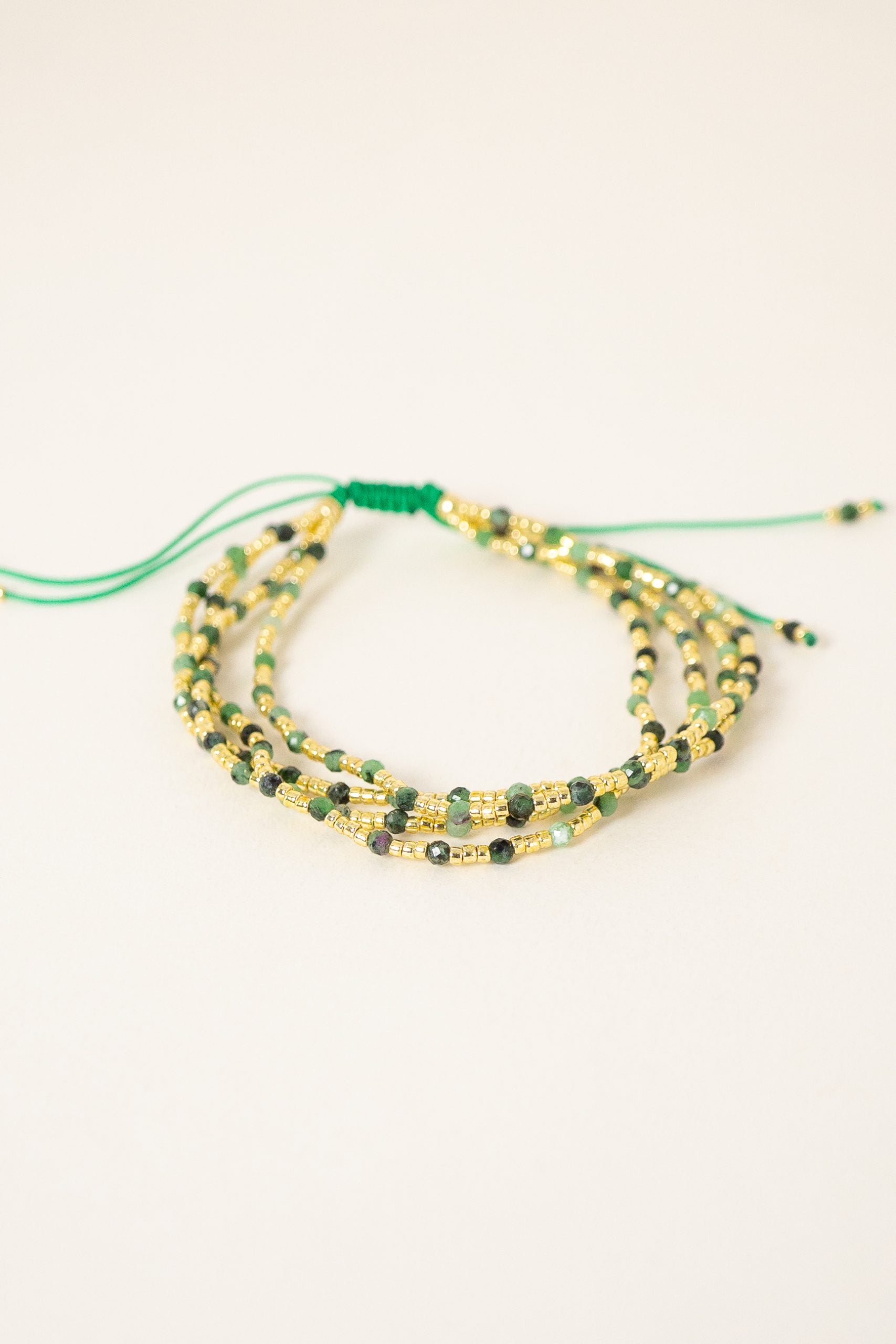 bracelet-joy-rubis-zoisite-acier-inoxydable