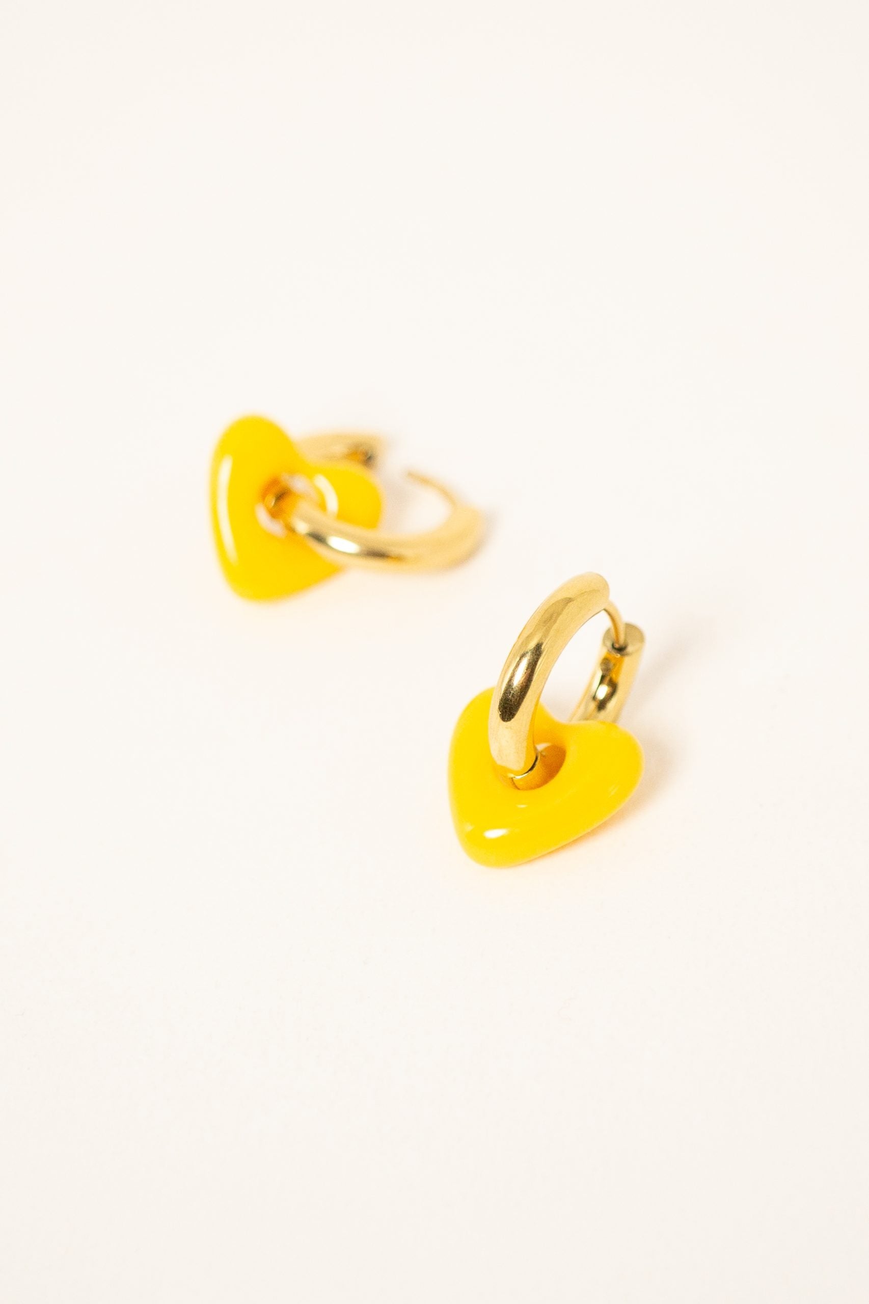 creoles-mi-amor-jaune-acier-inoxydable