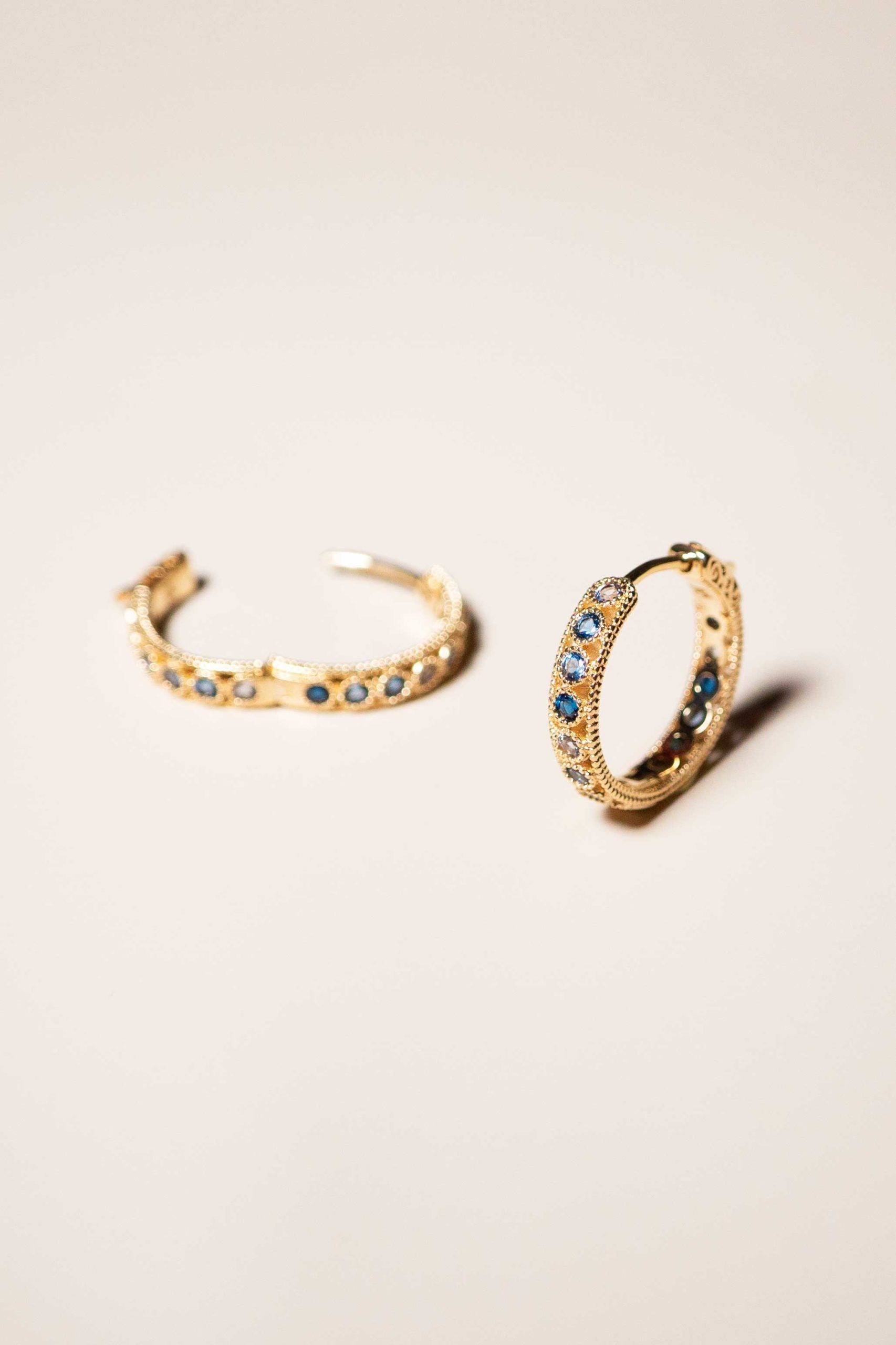 Créoles Camaïeu "Bleu"