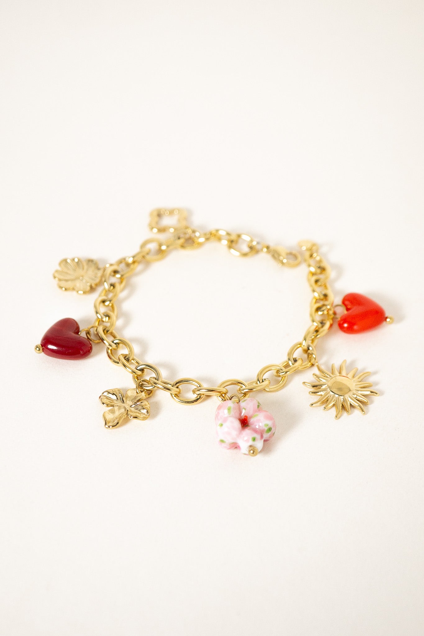 bracelet-bloom-rouge-acier-inoxydable
