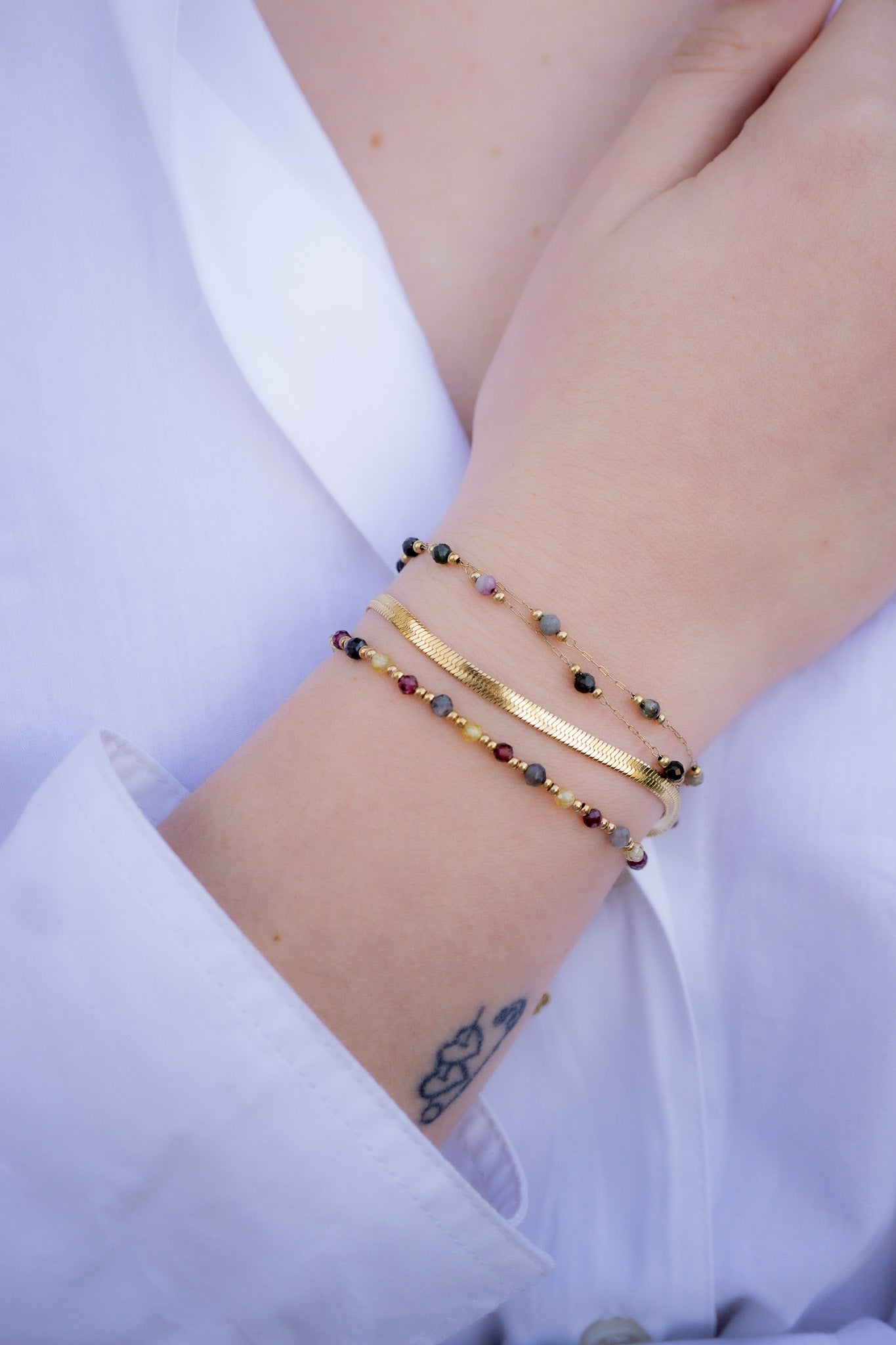 bracelet-doré-acier-inoxydable