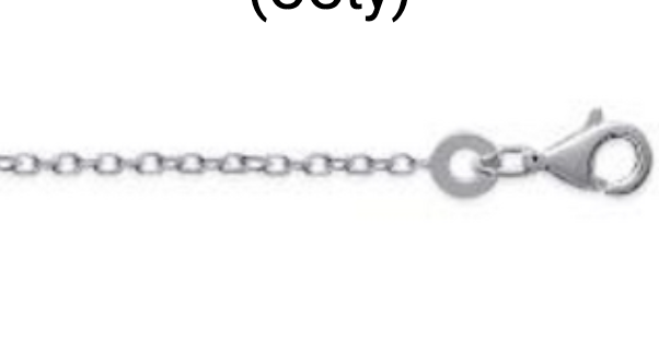 Chaîne Forçat 50cm - Argent 925