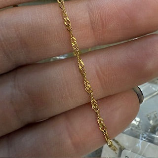 BP-CHAINE ACIER 8 (torsade epaisse)