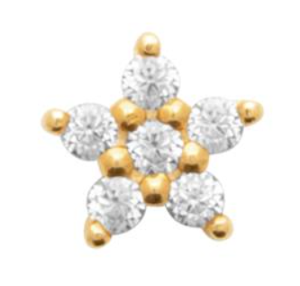 Piercing n°45 (June) - Plaqué or