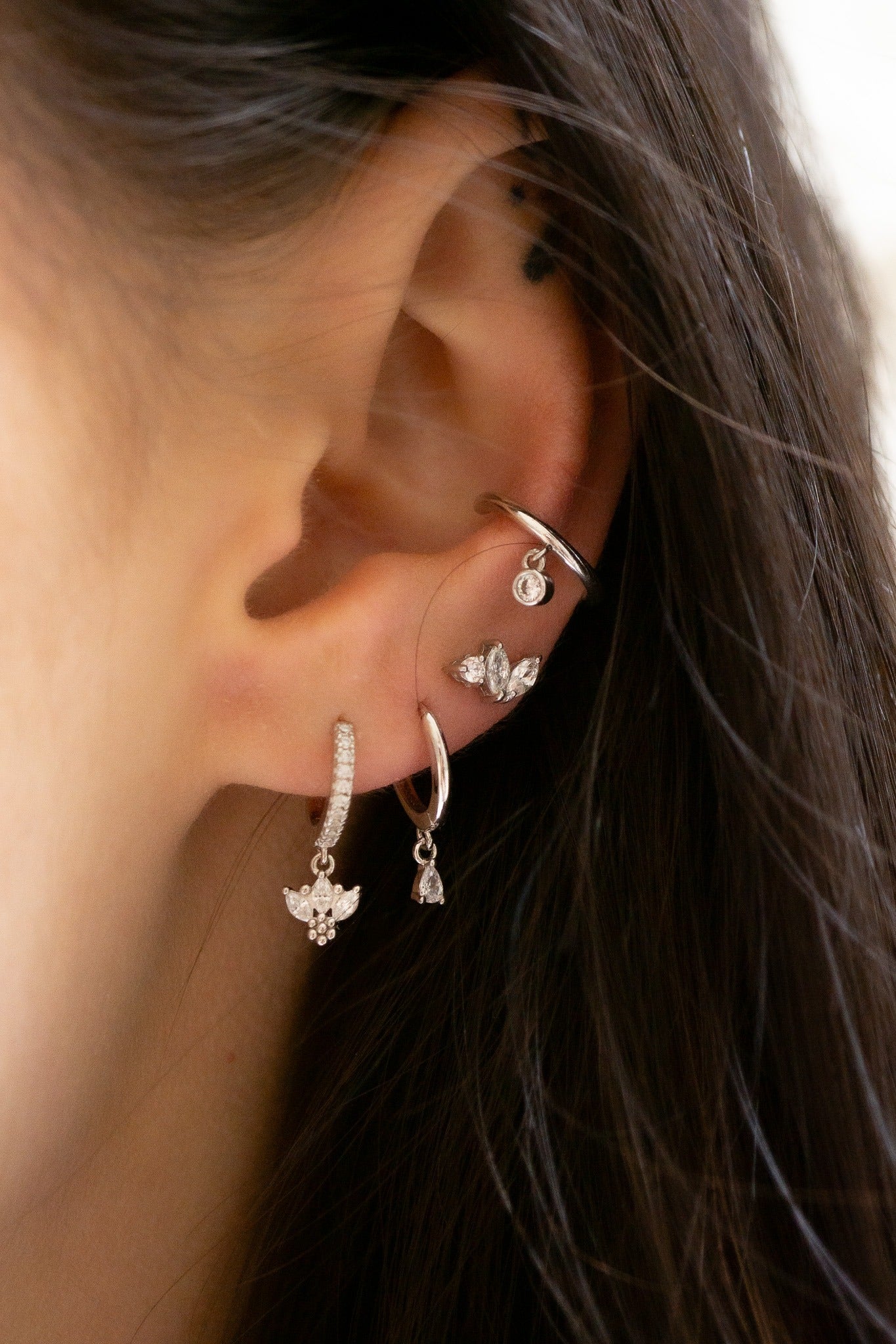 Bague d'oreille Alda - Argent 925