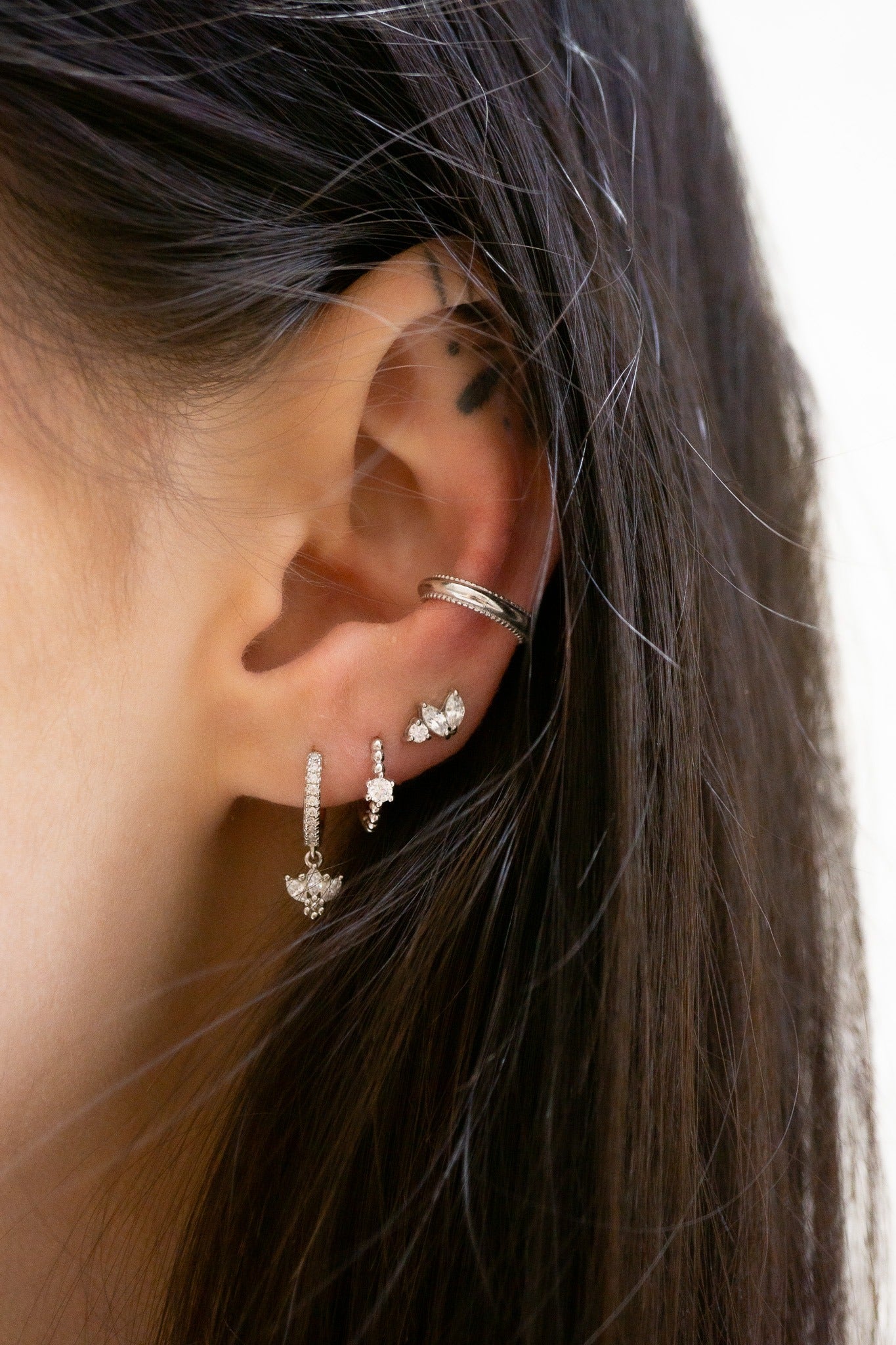 Bague d'oreille Constance - Argent 925