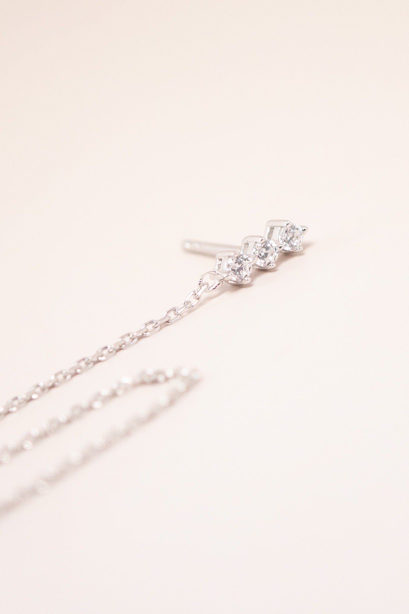 Mono boucle Gaïa "Chaîne" - Argent 925