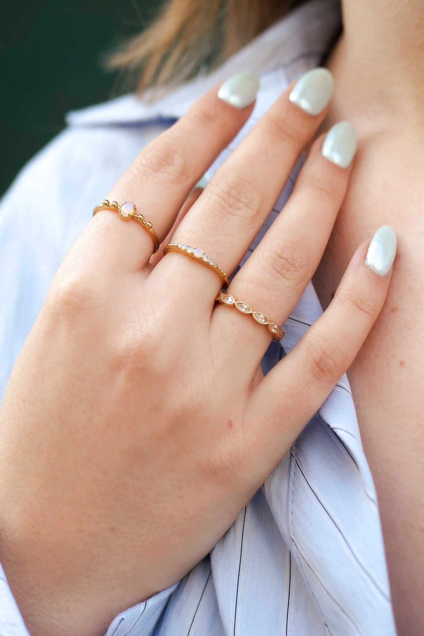 Bague Alix "Opaline"