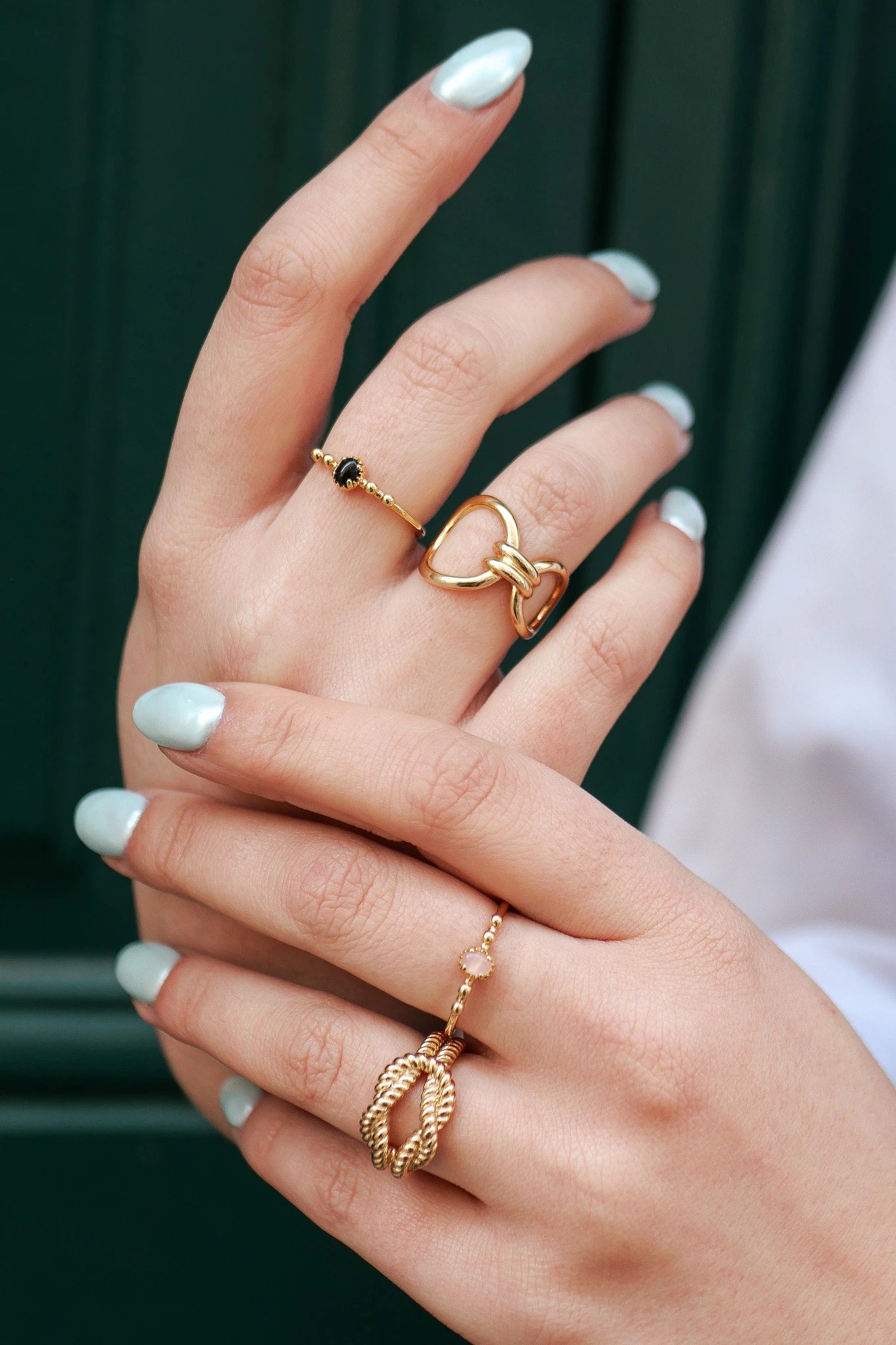 Bague Alix "Rose clair"