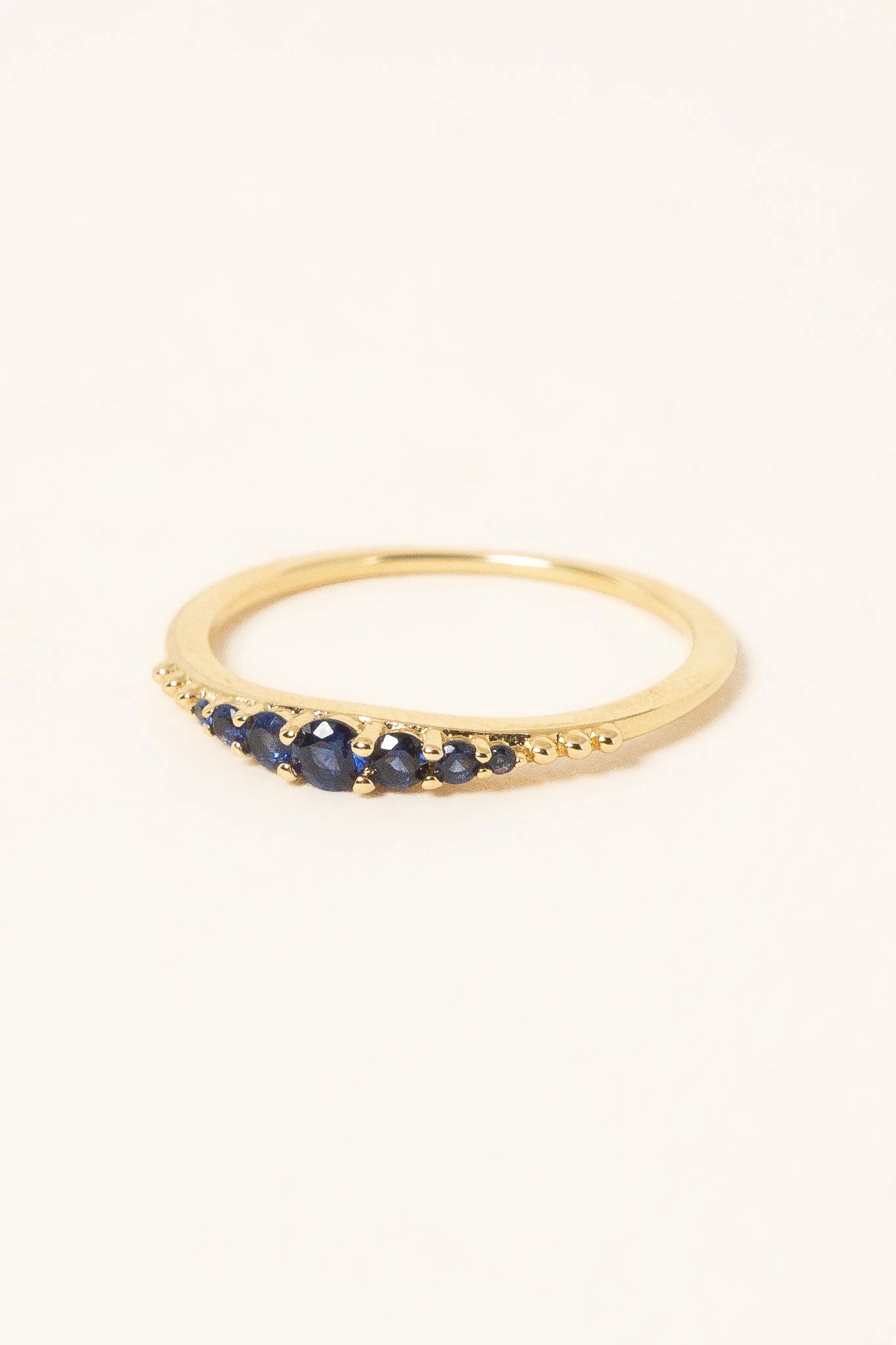 Bague Jolia "Bleu nuit"