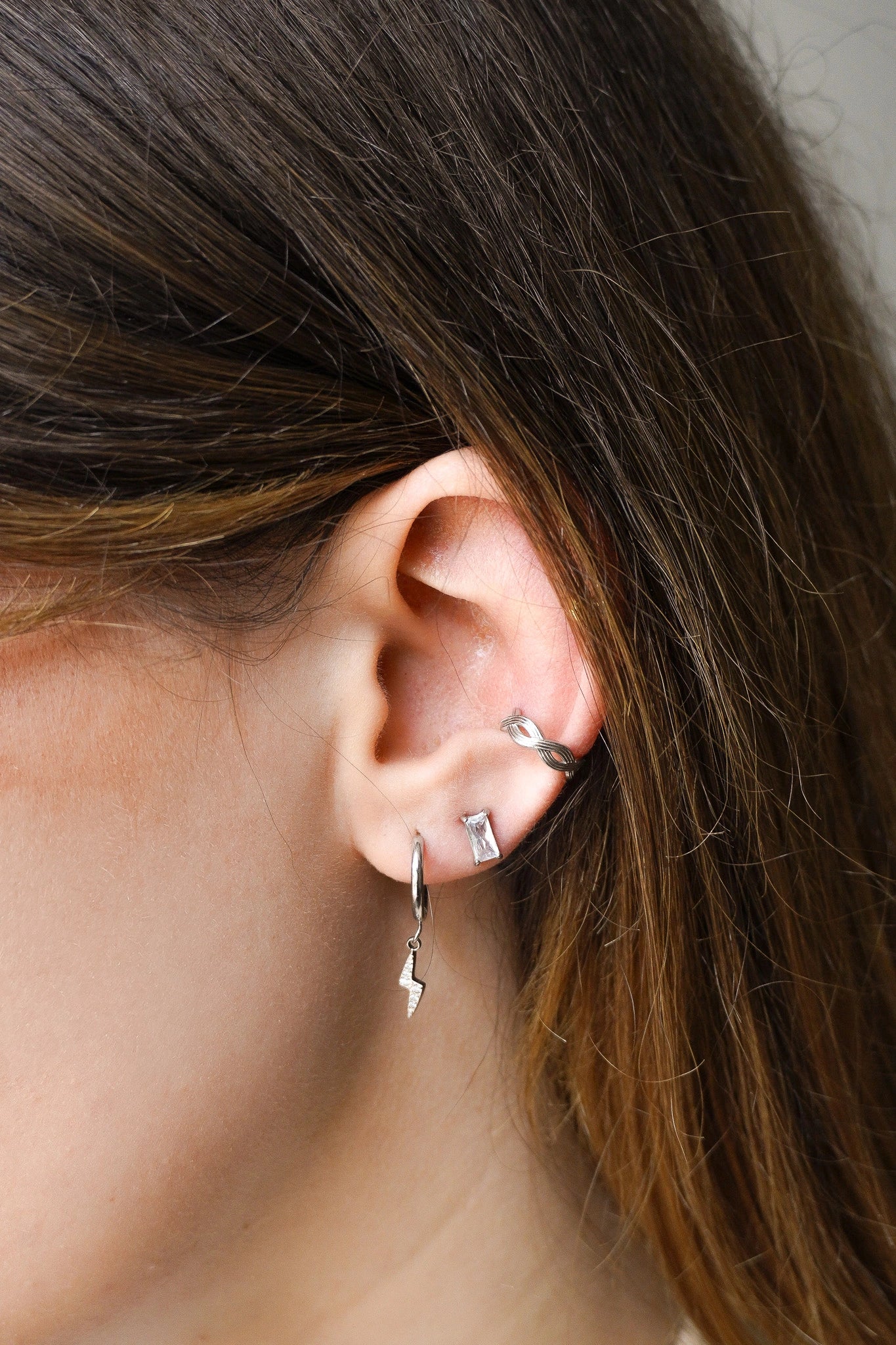 Bague d'oreille Adélaïde - Argenté