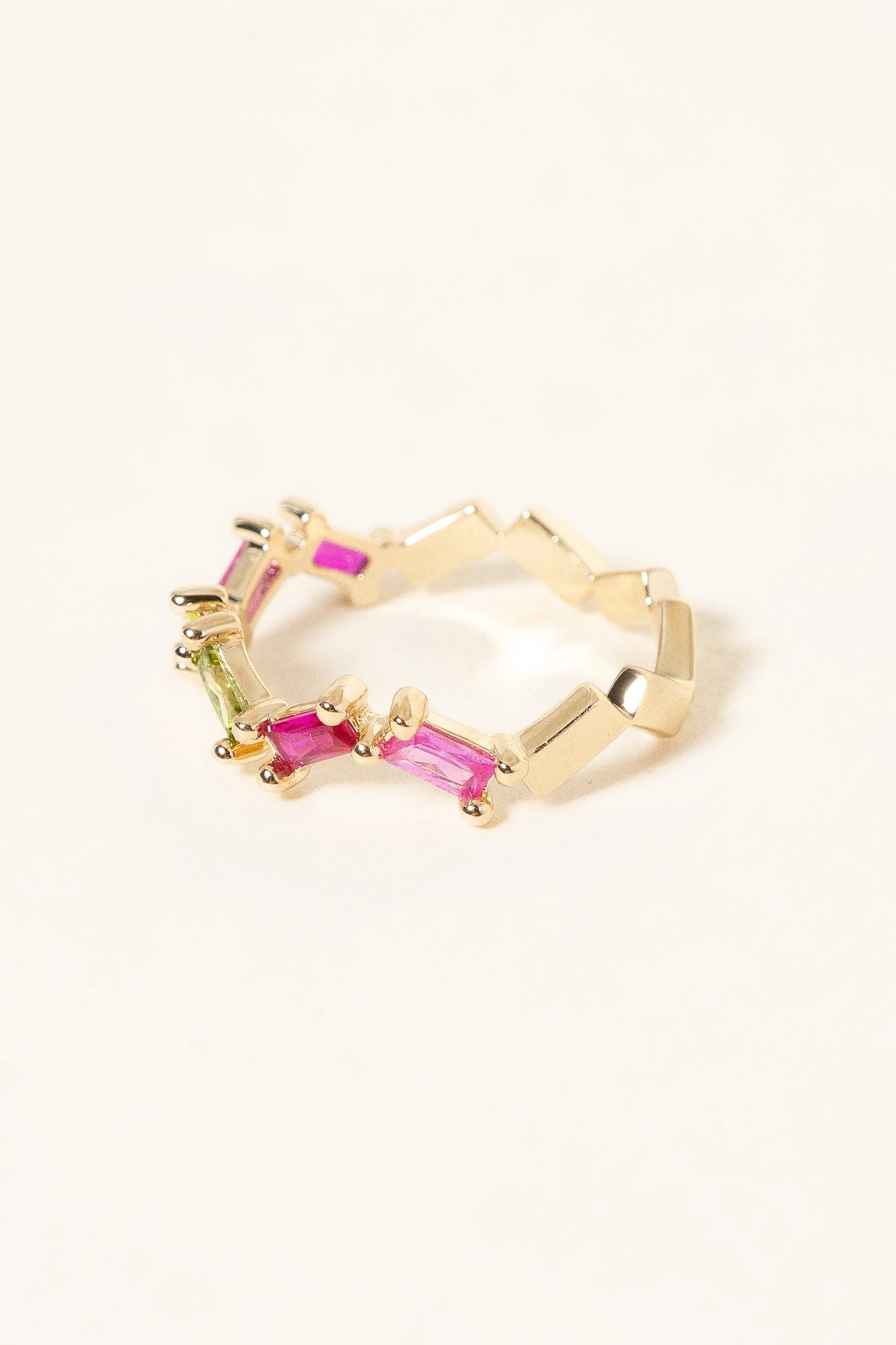 Bague Riviera - Multicolore