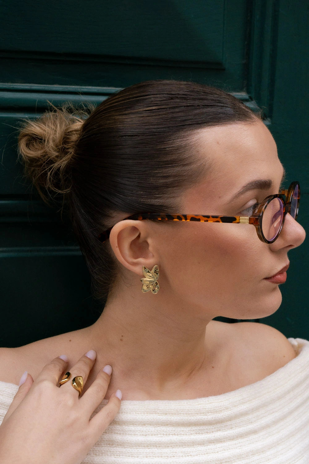 Boucles d'oreilles Narcisse