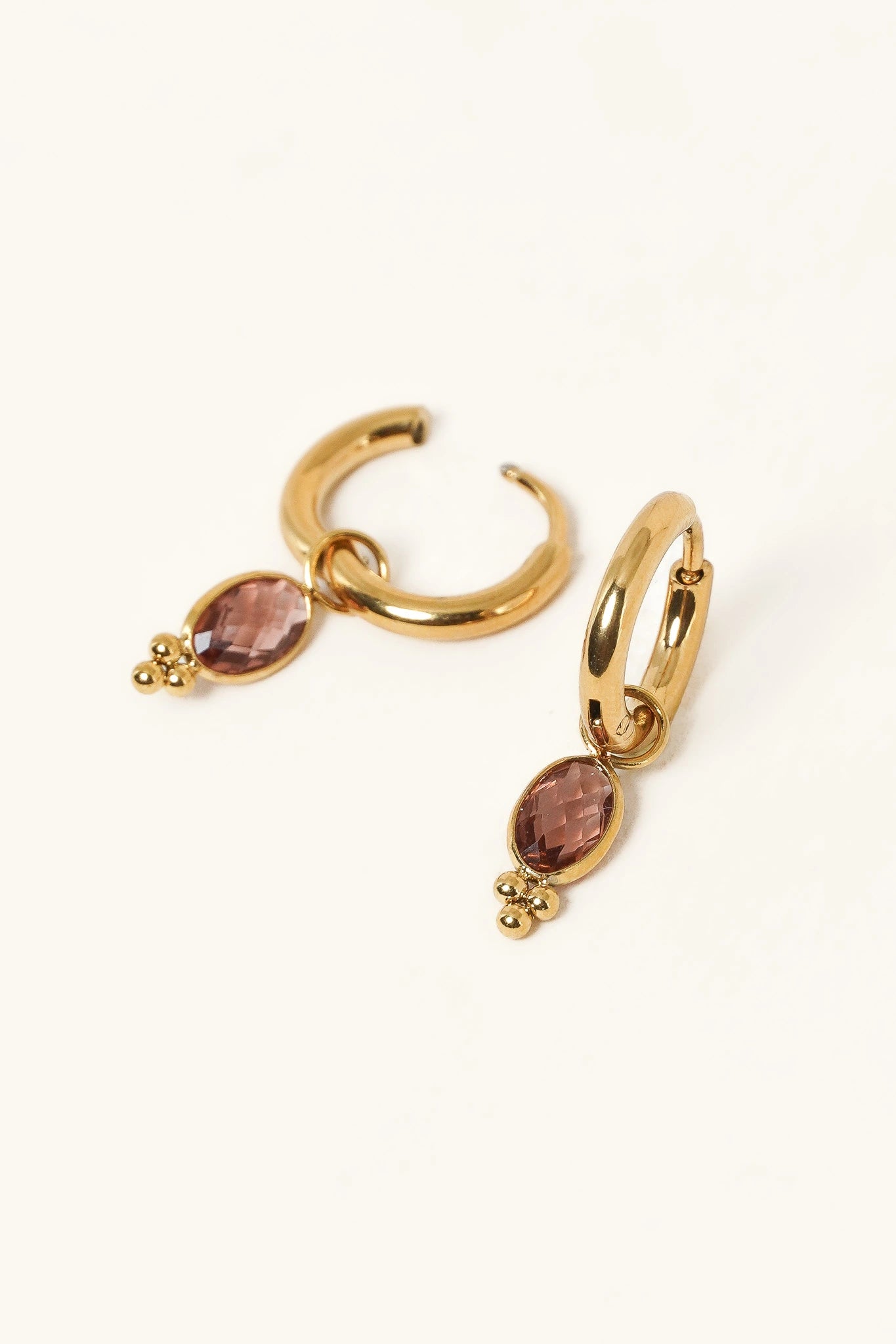 Boucles d'oreilles Noelynn "Cristal"