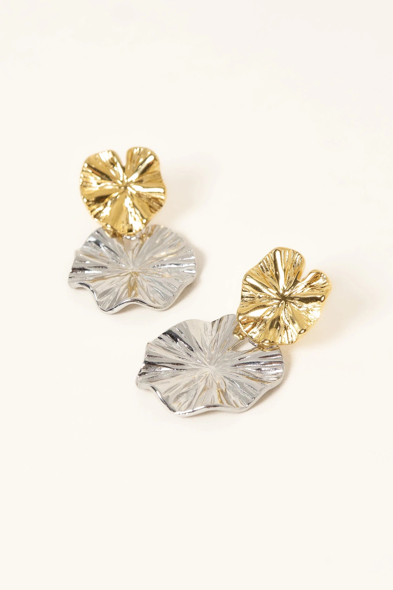 Boucles d'oreilles Nymphéa