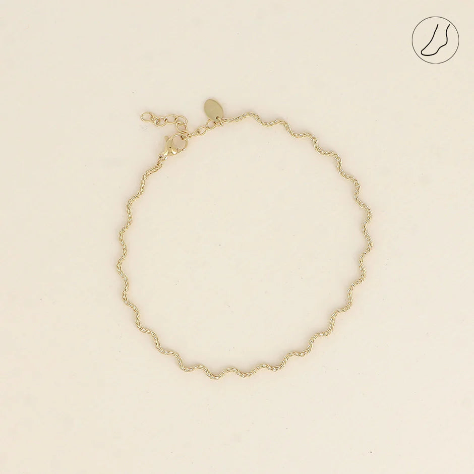 Bracelet de cheville Wavy