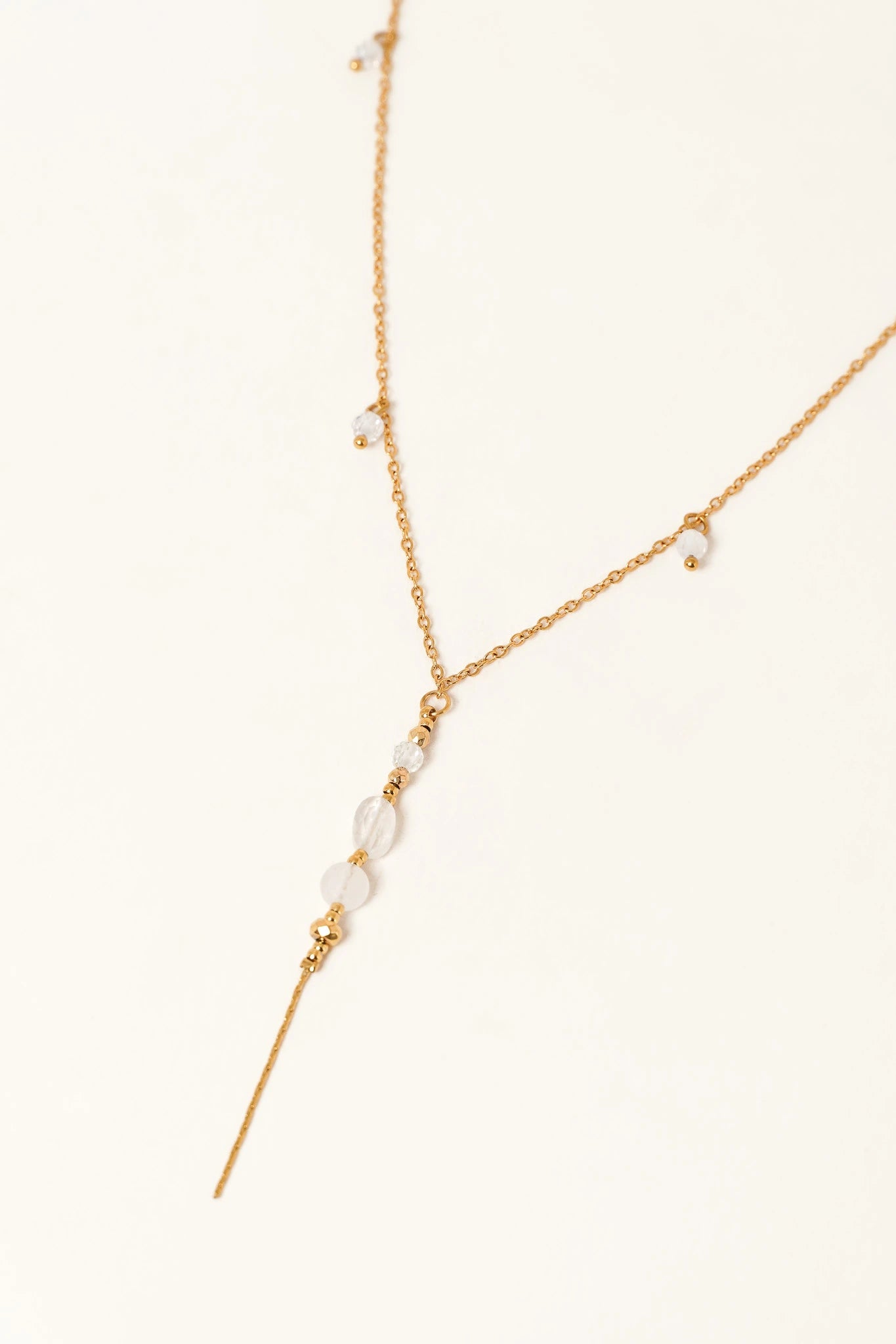 Collier Nitya "Y" - Blanc