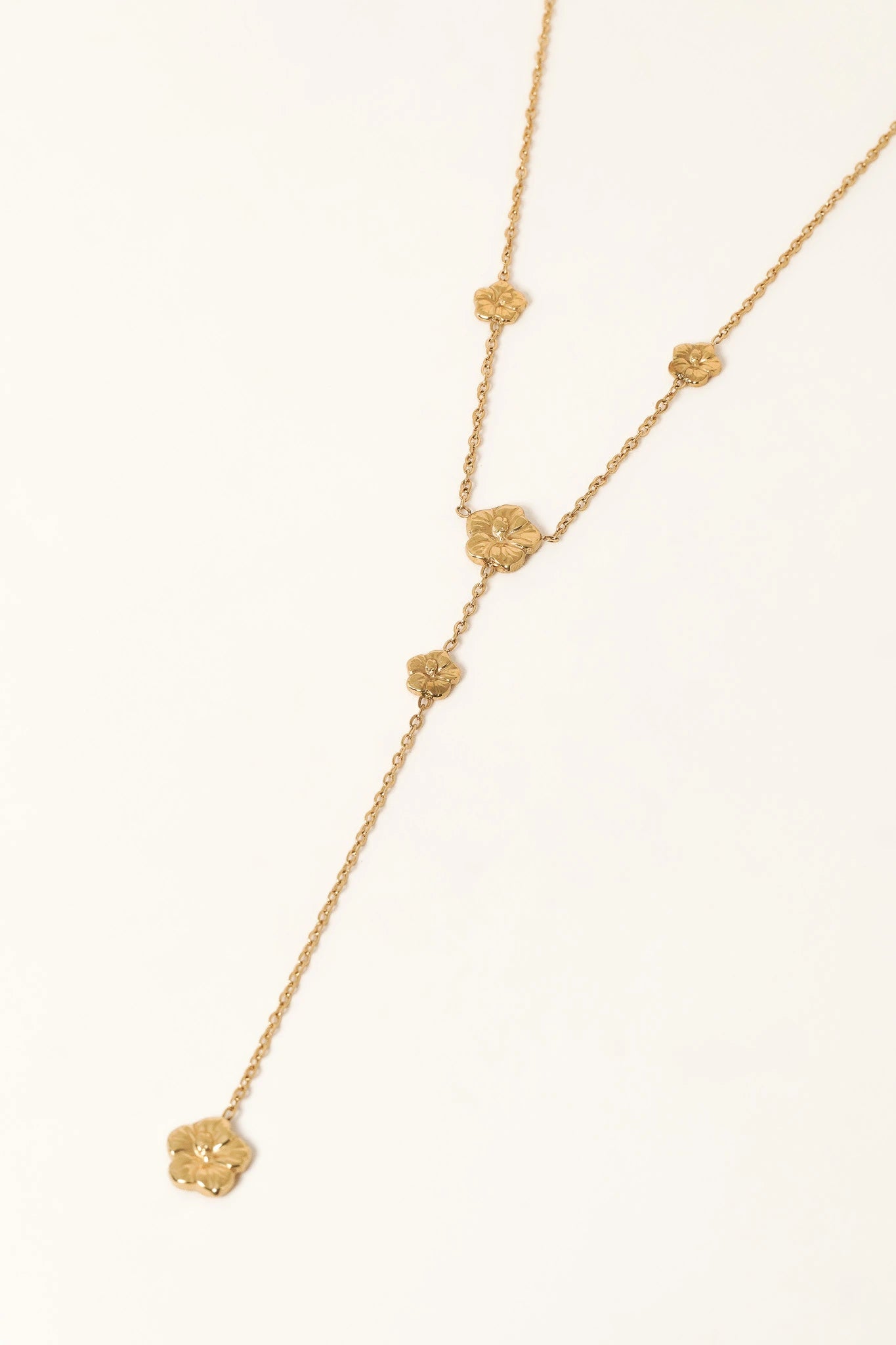 Collier "Y" Gardenia
