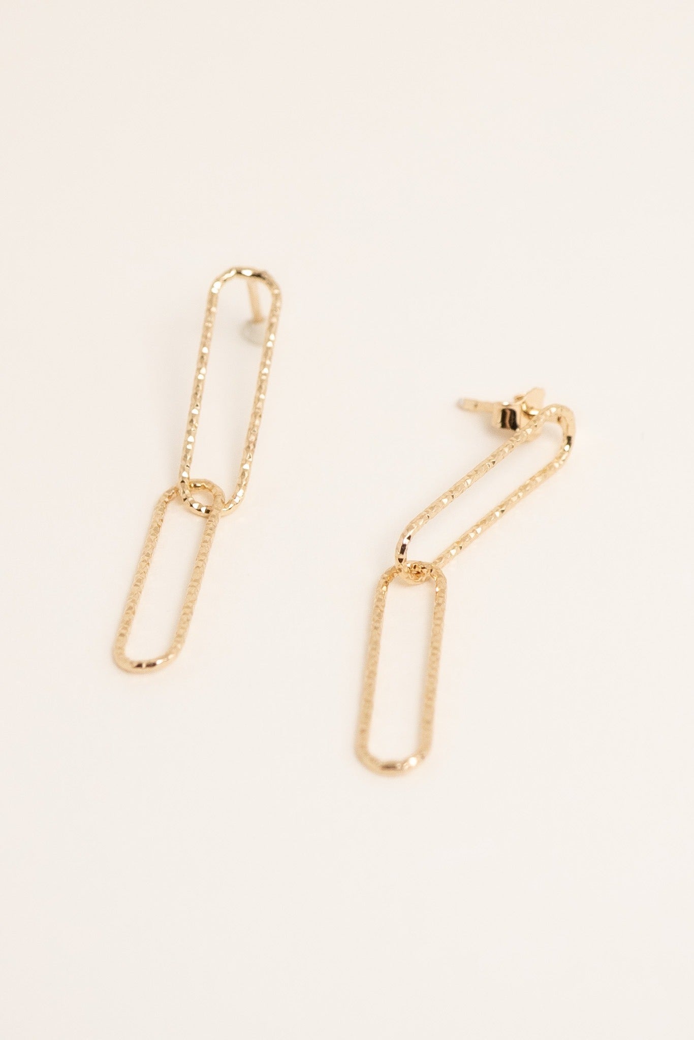 Boucles d'oreilles Camila striées