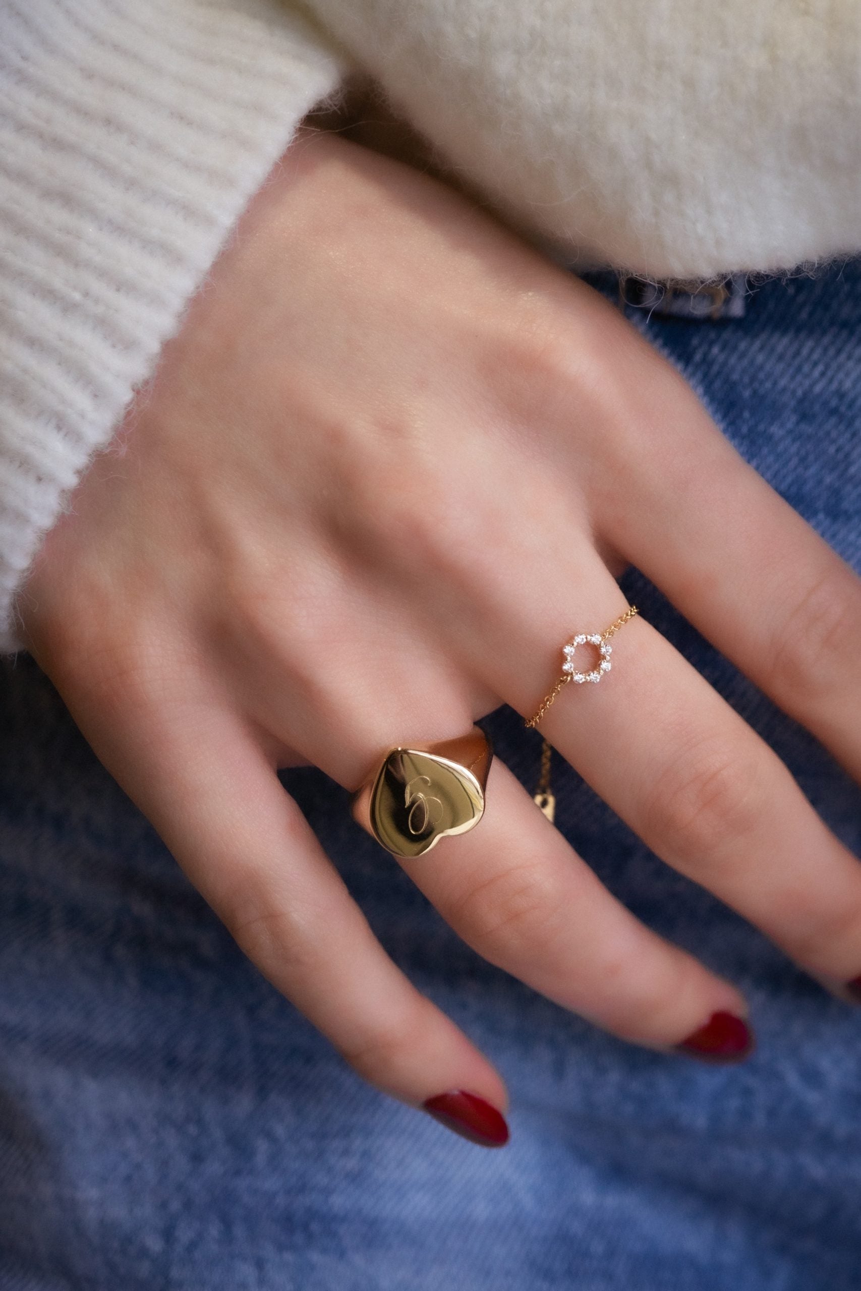 Chevalière Rosanna "Cœur"