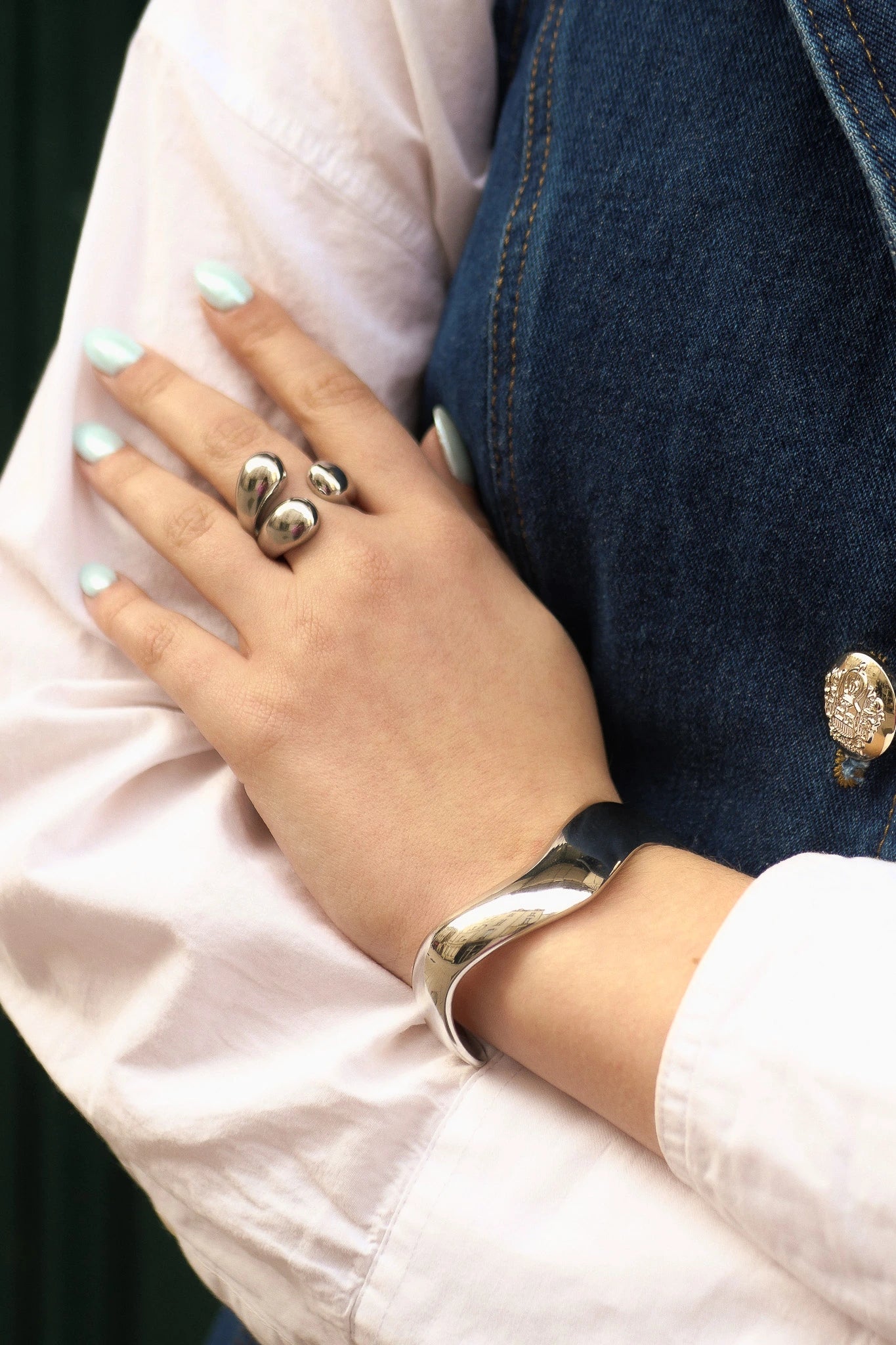 Jonc Ophélie - Argenté