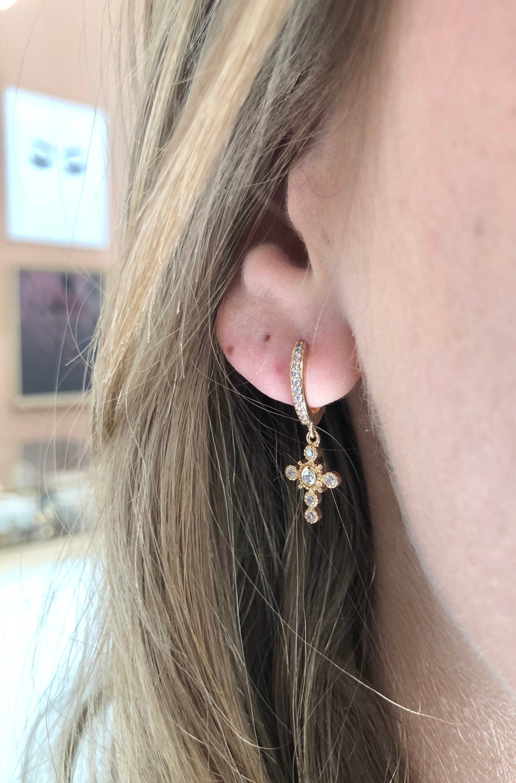 Mini créole Judith - Plaqué or