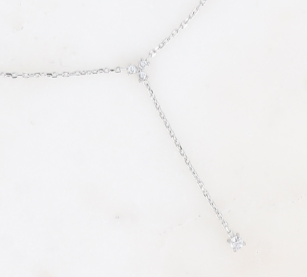 Collier "Jill" Y Argenté