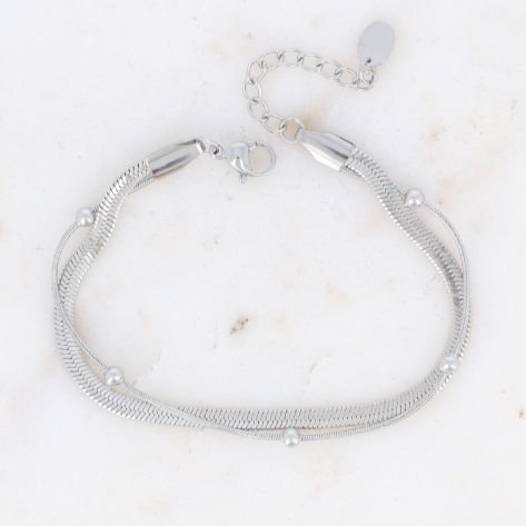 Bracelet Alys Double - Argenté
