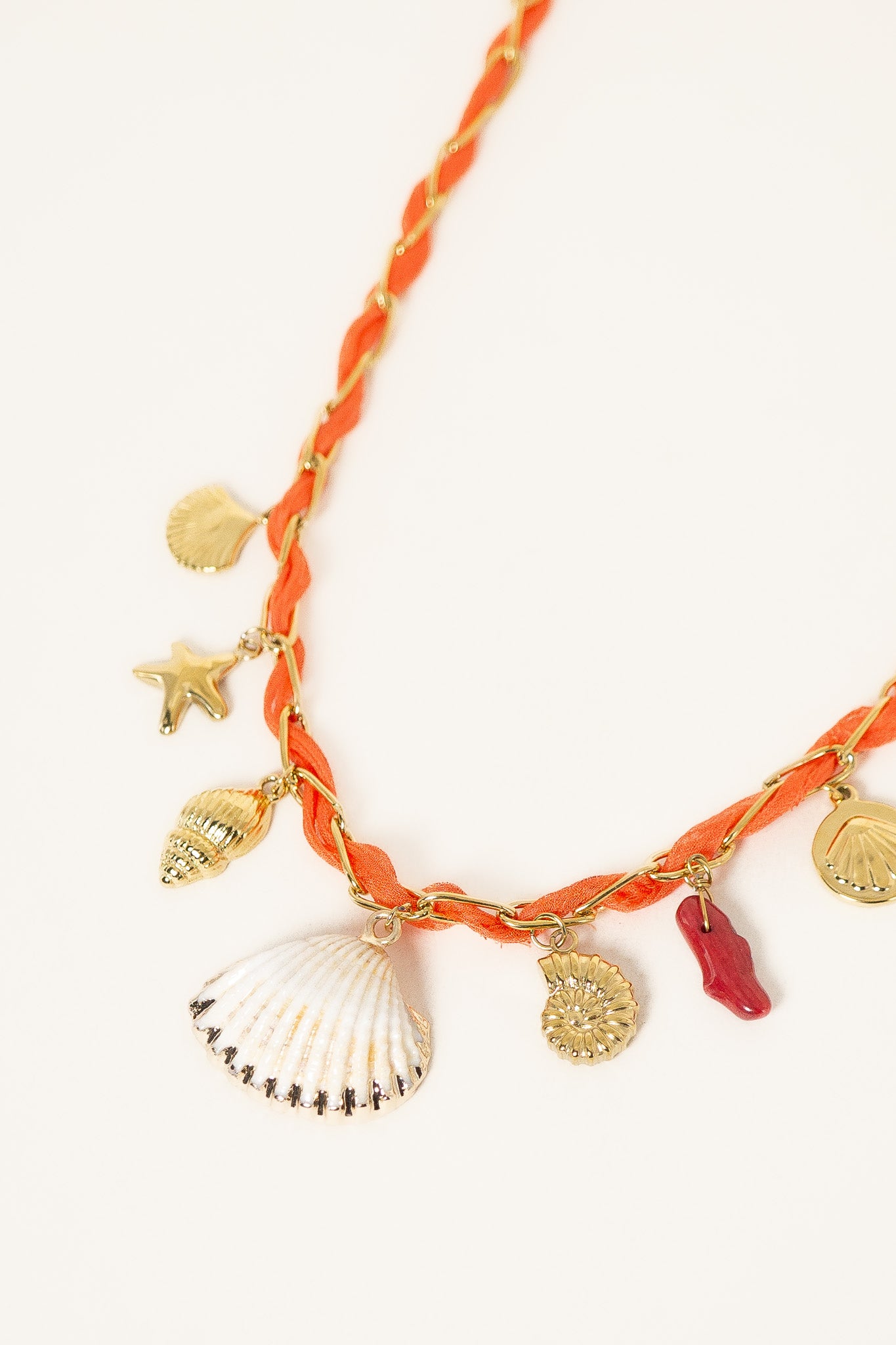 collier-shelly-orange-acier-inoxydable