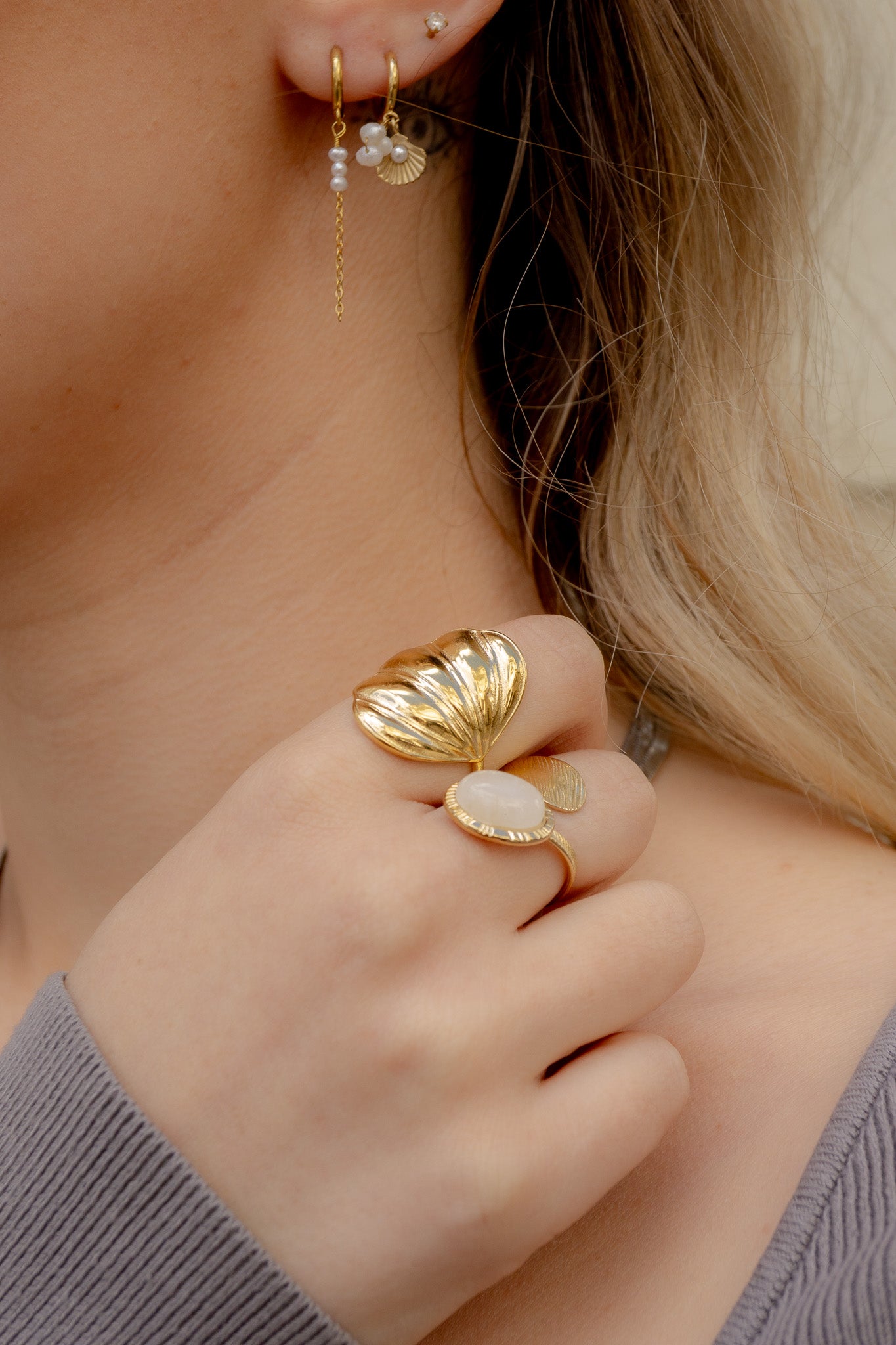 bague-acier-inoxydable-dorée-amande