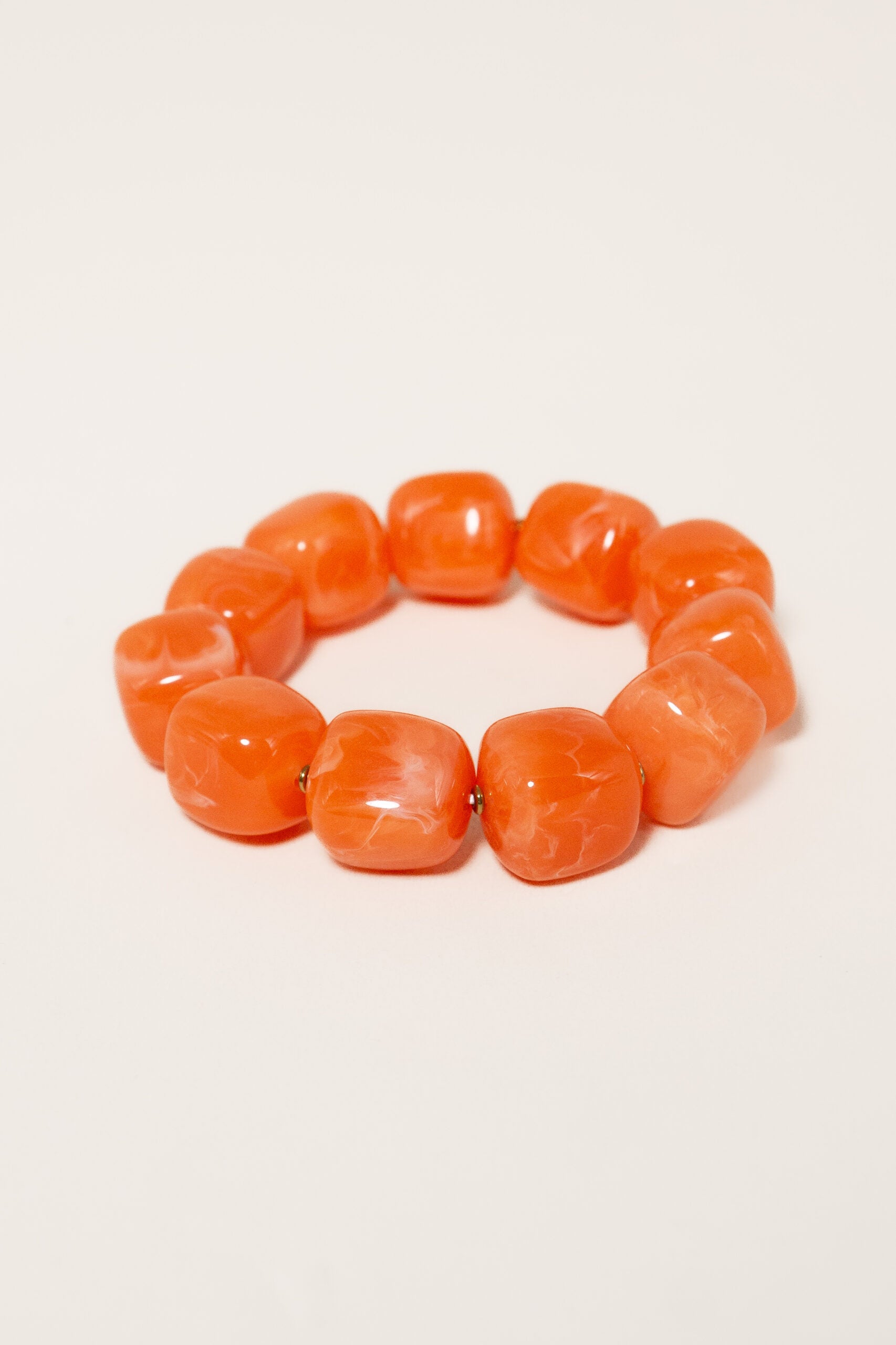 bracelet-resine-orange-bubble-carre