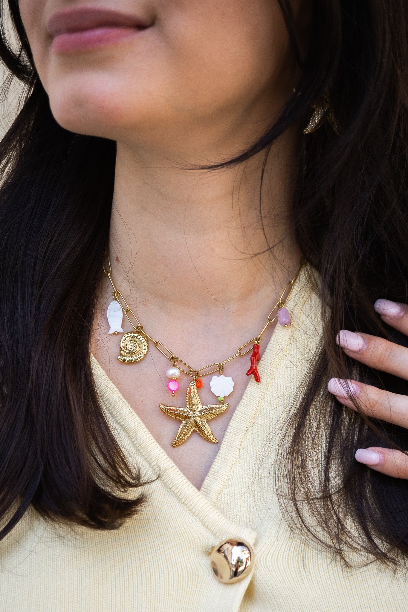 collier-corail-acier-inoxydable