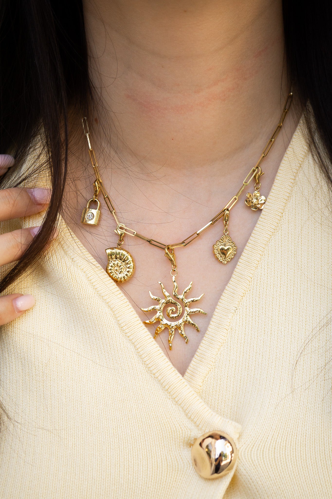 charms-acier-inoxydable-dores