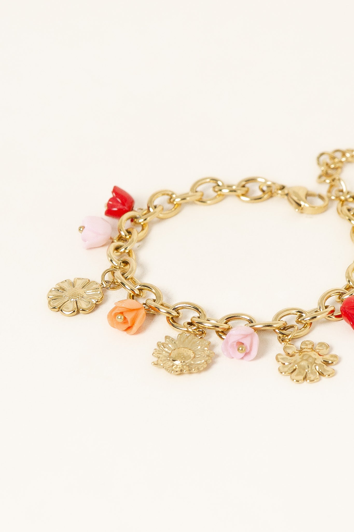 bracelet-tulipe-orange-rose-acier-inoxydable