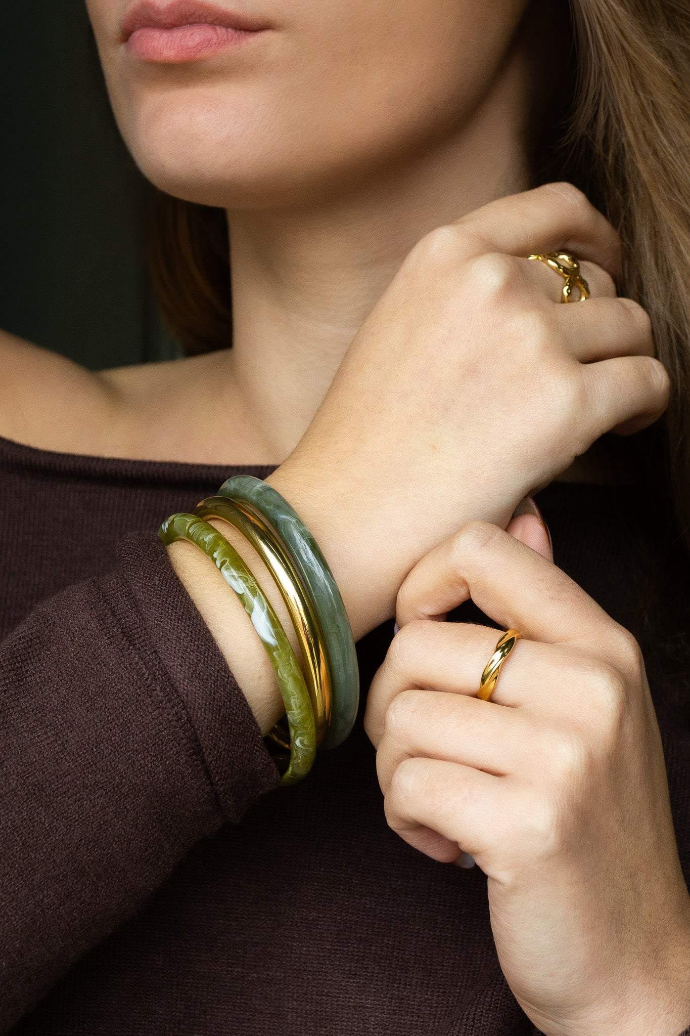 jonc-loop-fin-vert-resine