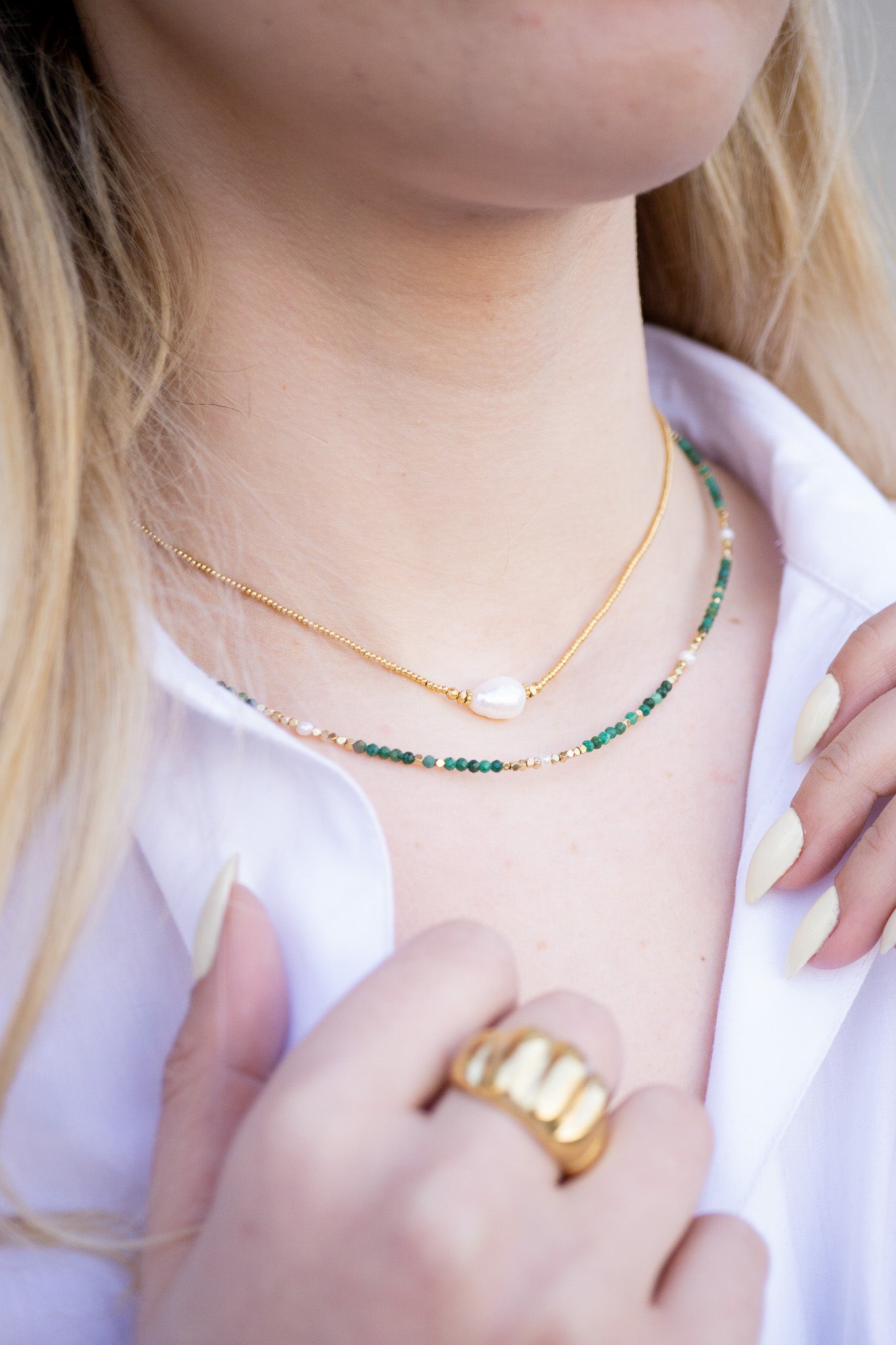 collier-doré-acier-inoxydable-mei