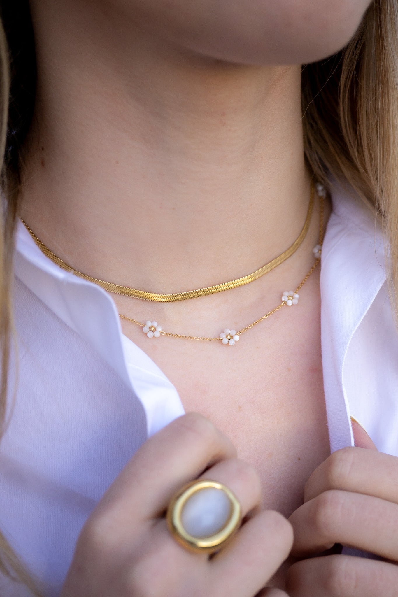 collier-doré-acier-inoxydable-prairie